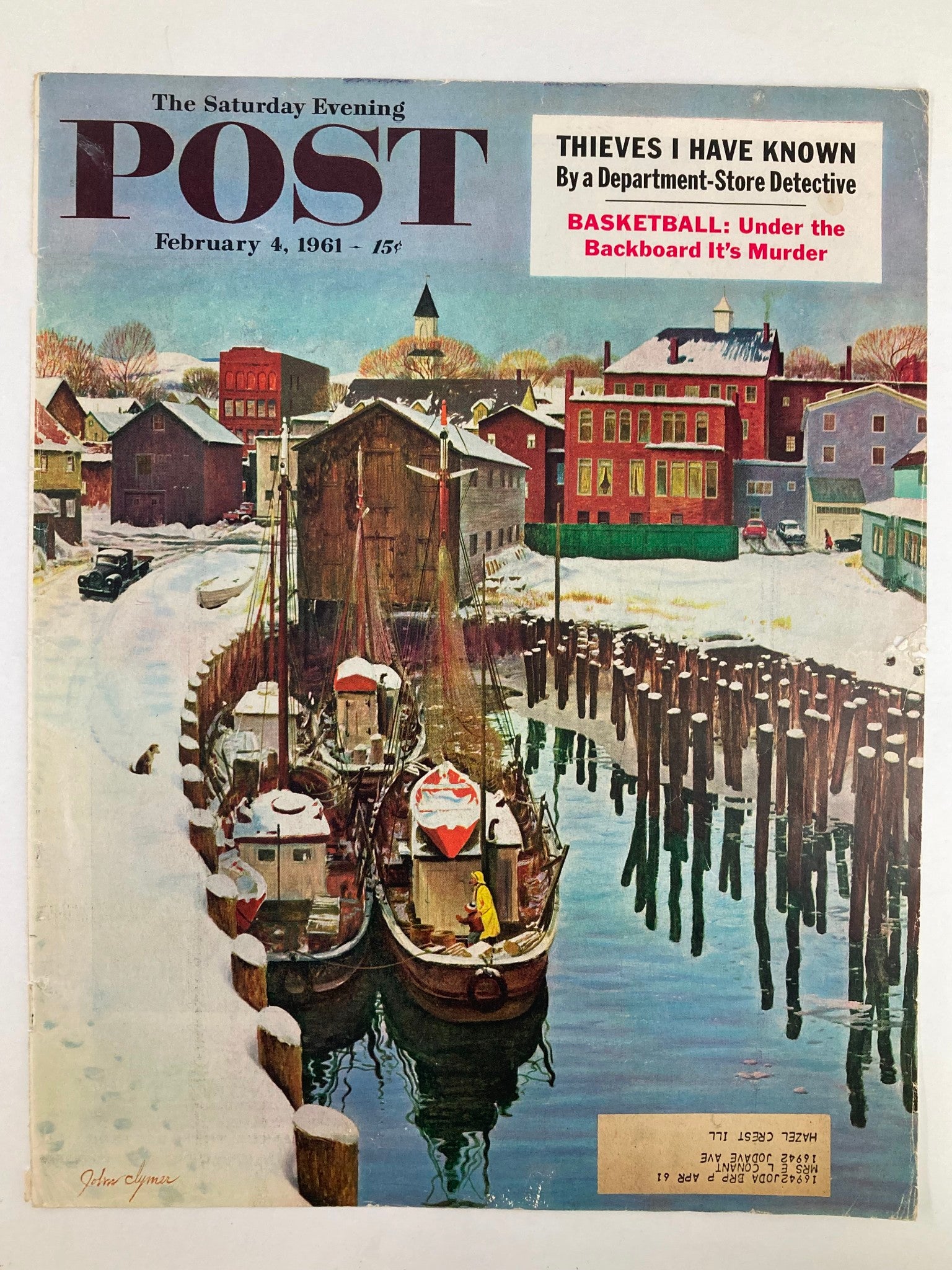 COVER ONLY The Saturday Evening Post February 4 1961 Thieves I Have Known