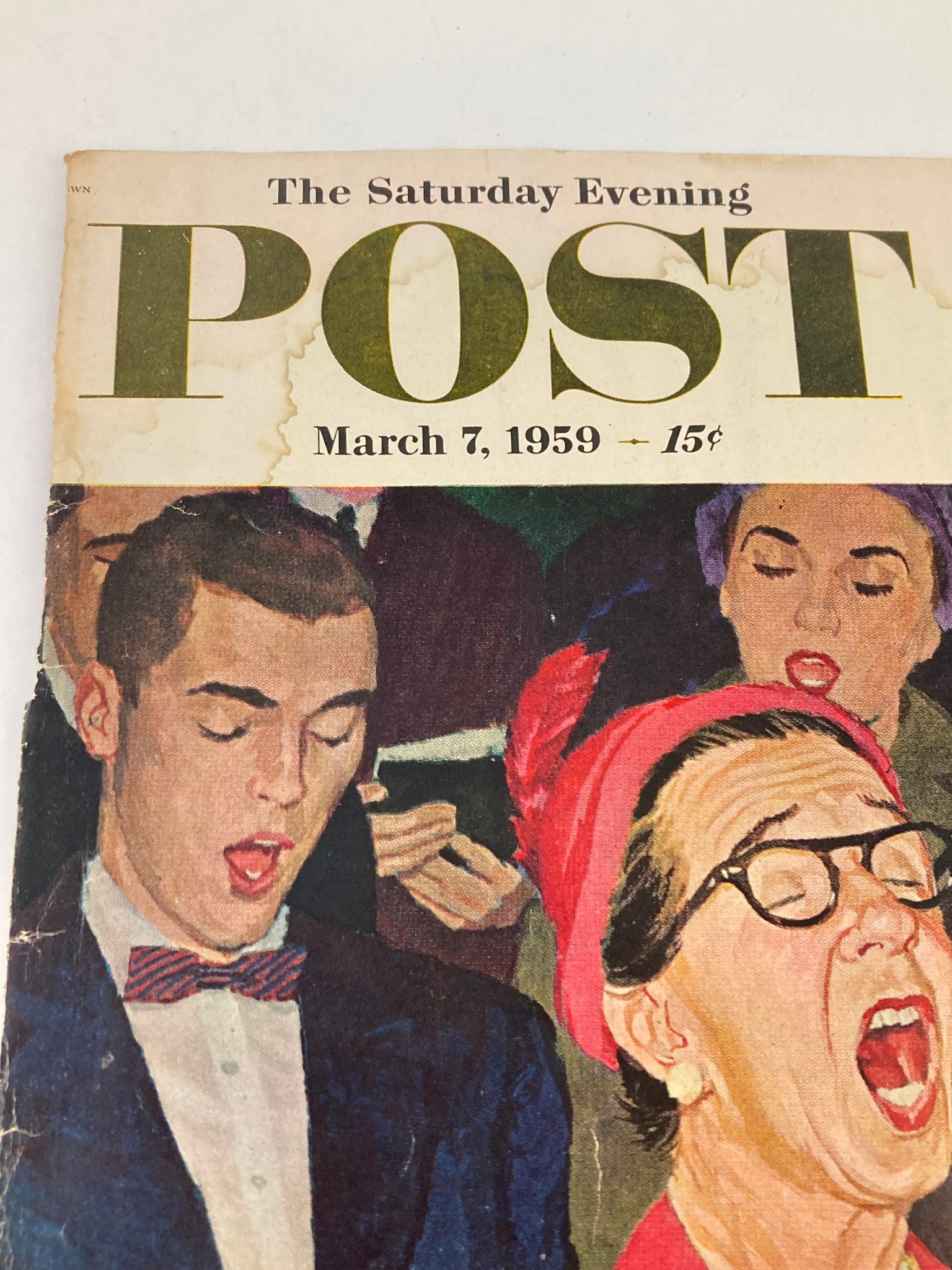 COVER ONLY The Saturday Evening Post March 7 1959 My Life with Babe Ruth