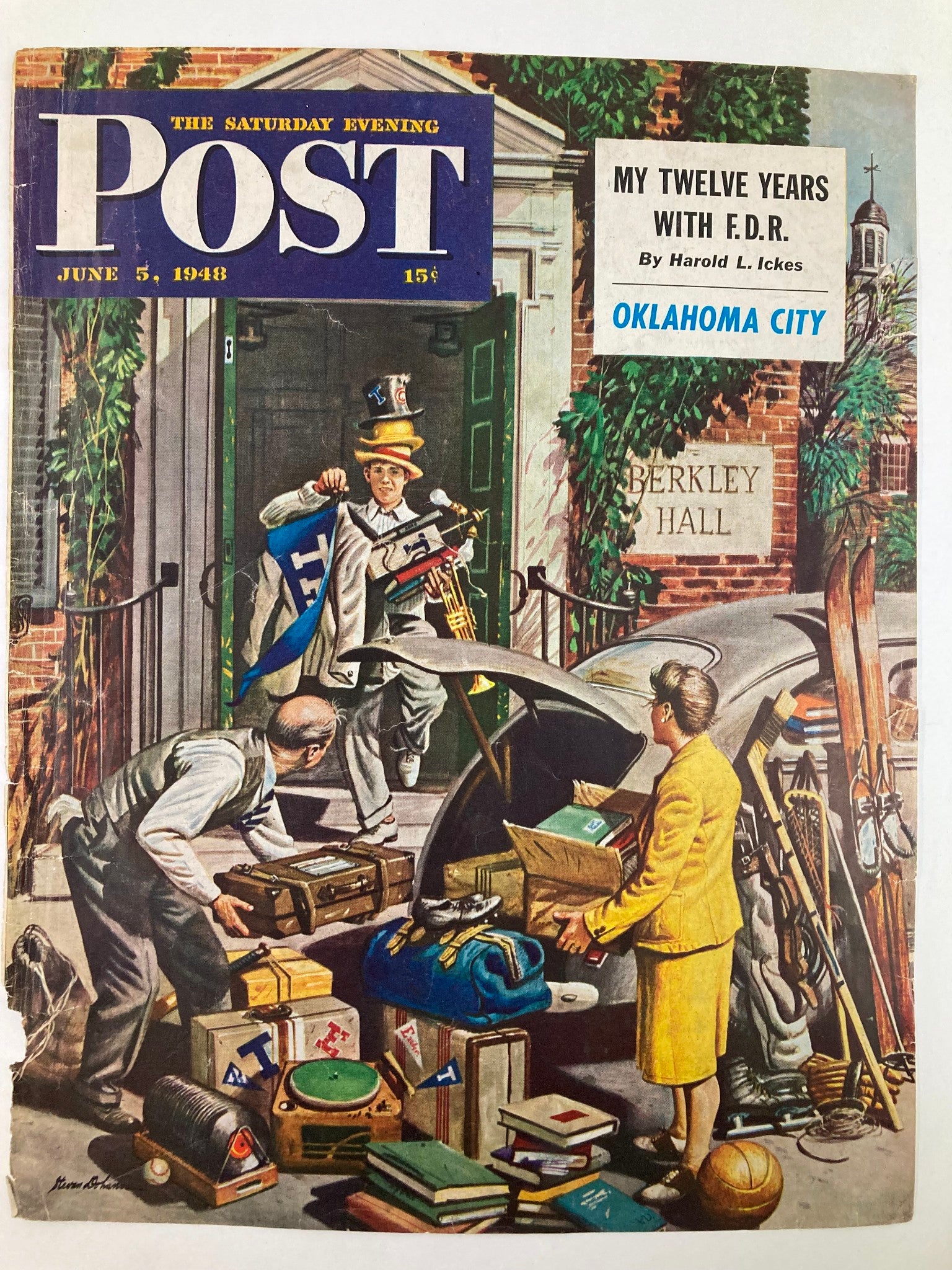 COVER ONLY The Saturday Evening Post June 5 1948 Oklahoma City No Label