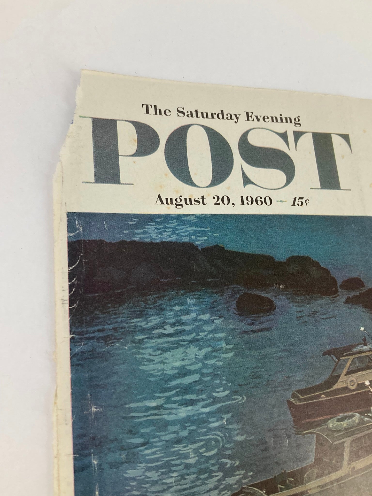 COVER ONLY The Saturday Evening Post August 20 1960 I Call on Ben-Hur