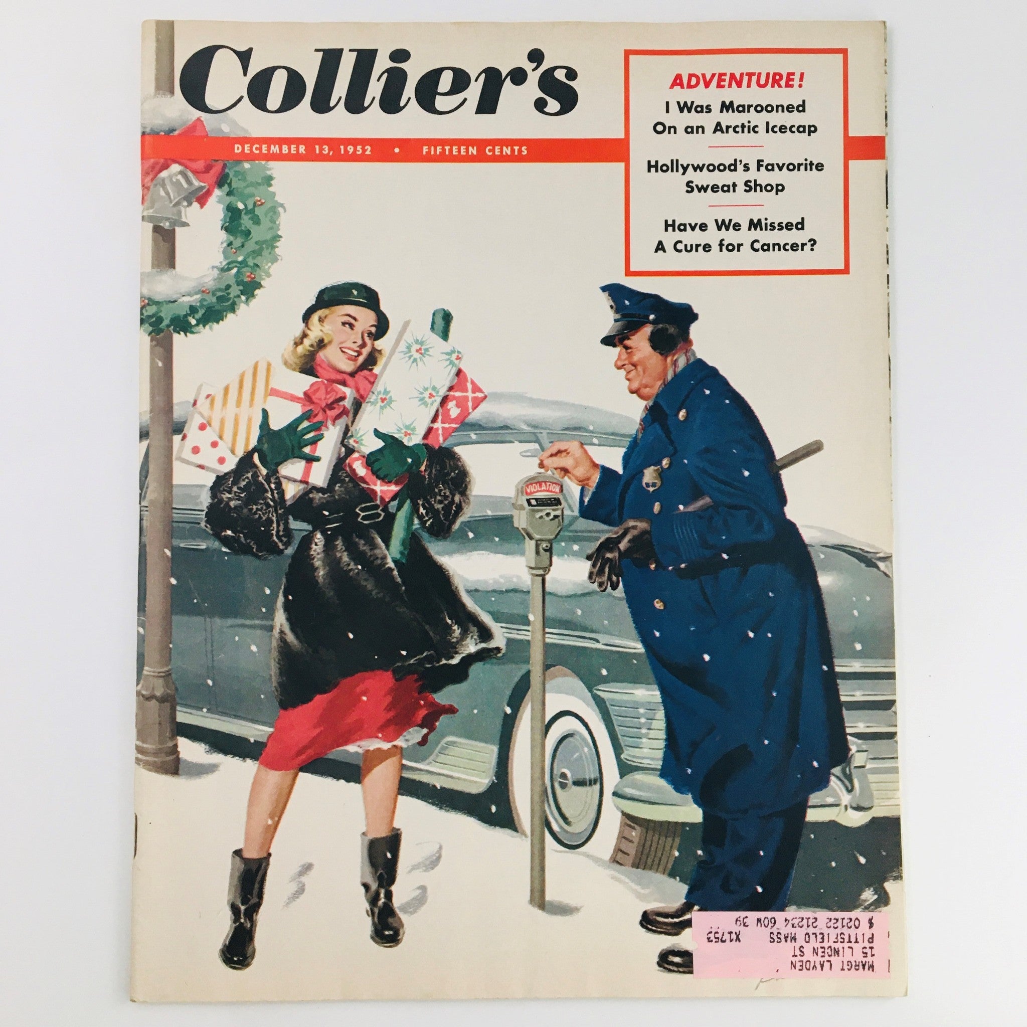 Collier's Magazine December 13 1952 Hollywood's Favorite Sweat Shop & Arctic Ice