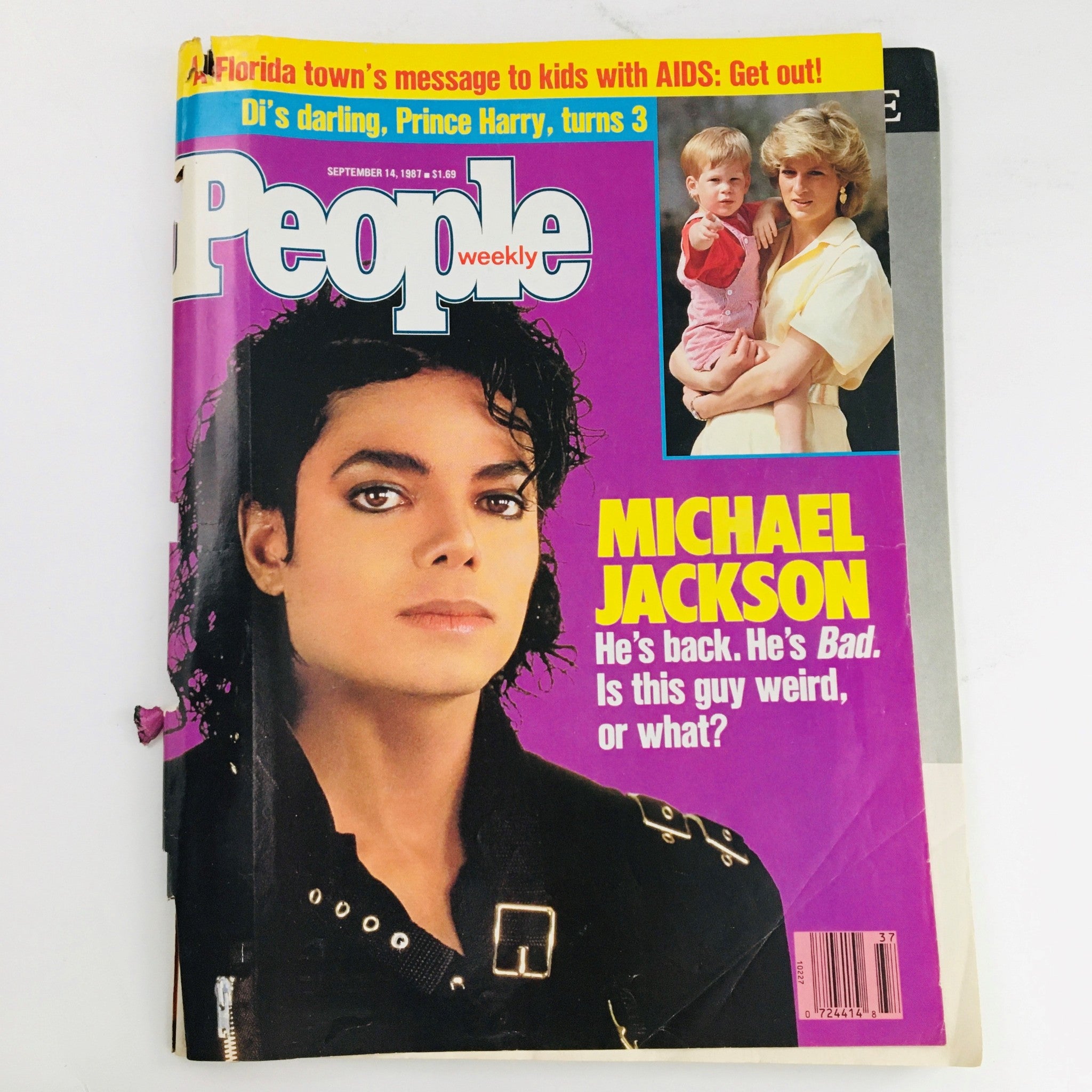 People Weekly Magazine September 14 1987 Michael Jackson & Princess Diana