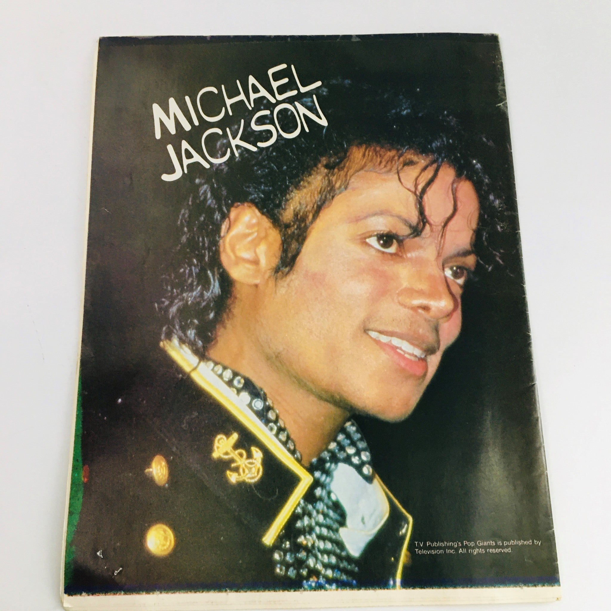 Pop TV Giants Poster Magazine 1984 Michael Jackson & Paul & Linda McCartney