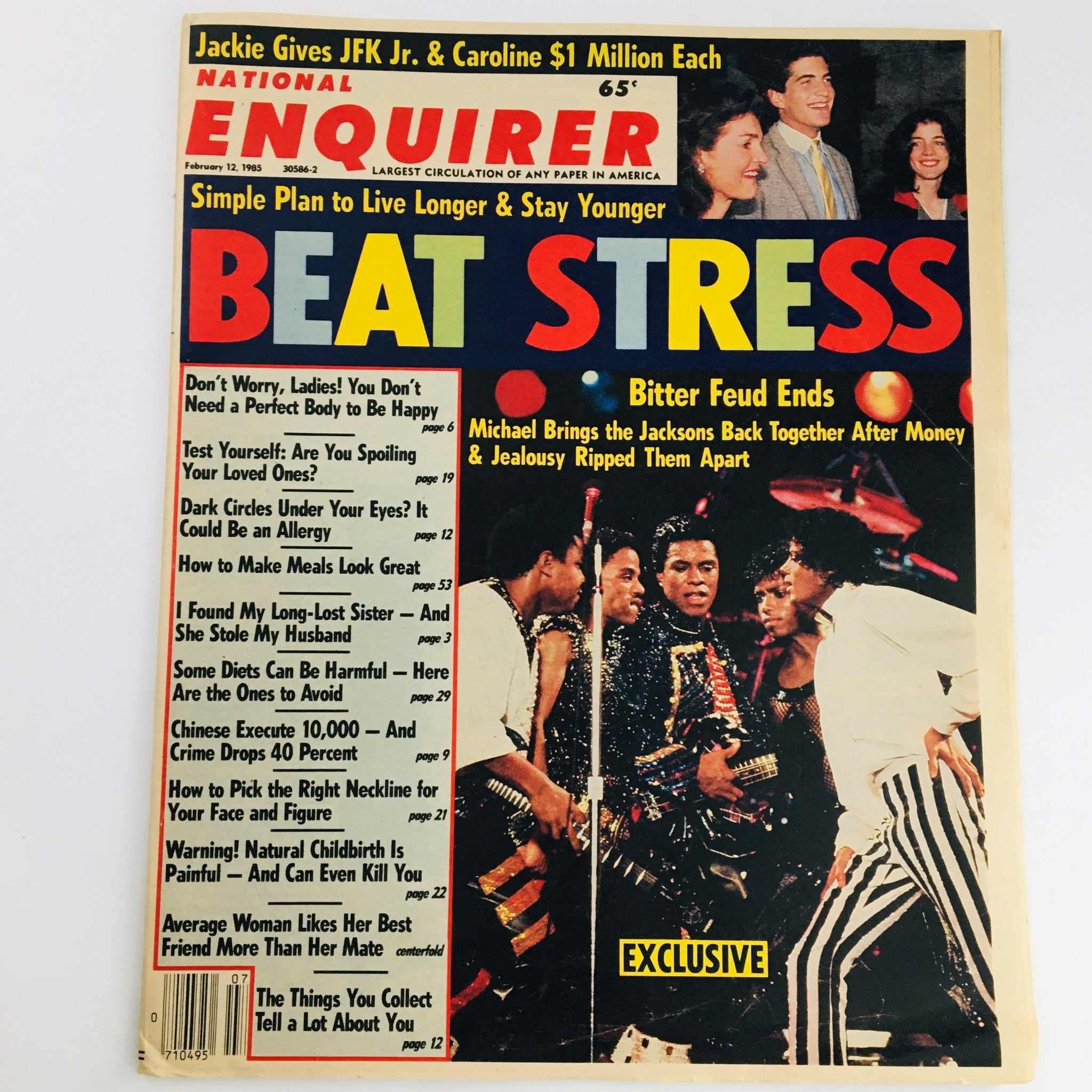 National Enquirer Magazine February 12 1985 Michael Jackson & The Jacksons