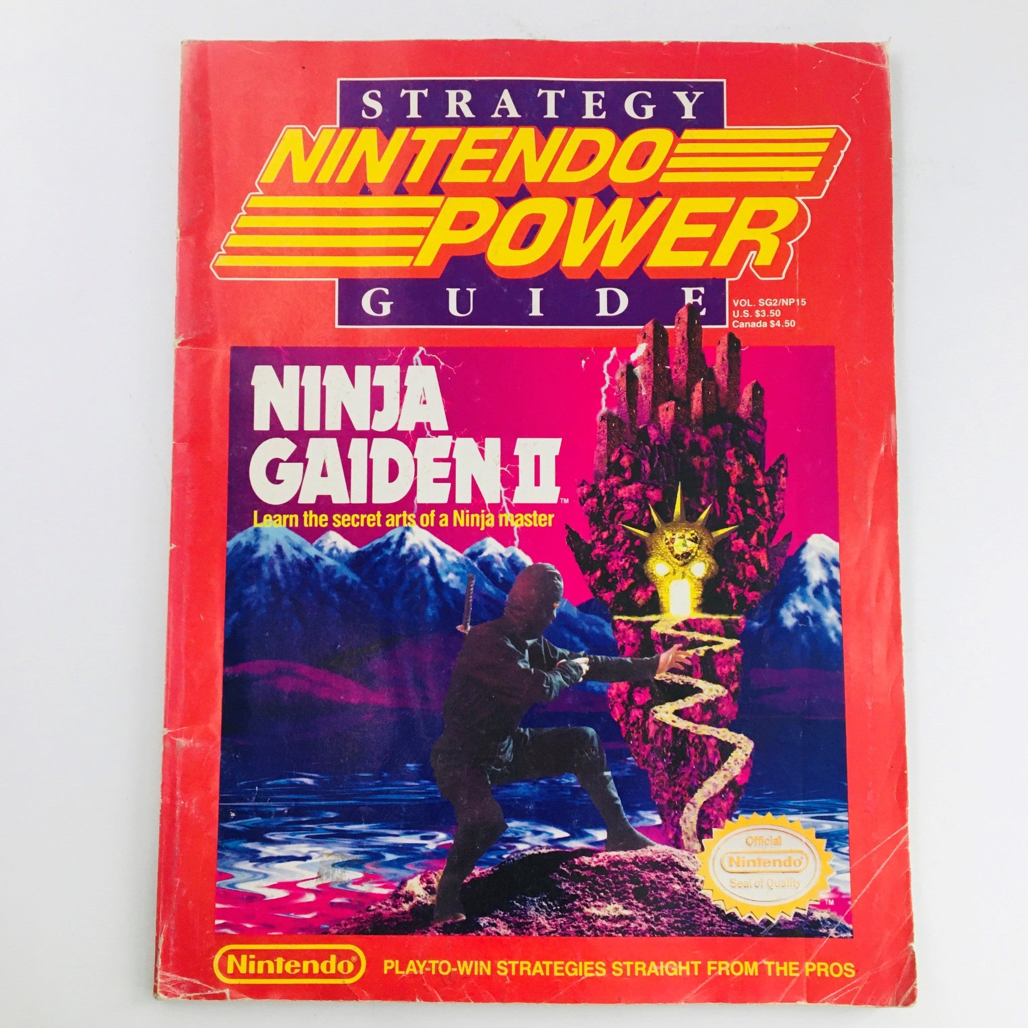 Nintendo Power Magazine 1990 Strategy Guide Ninja Gaiden II & The Dragon Ninja