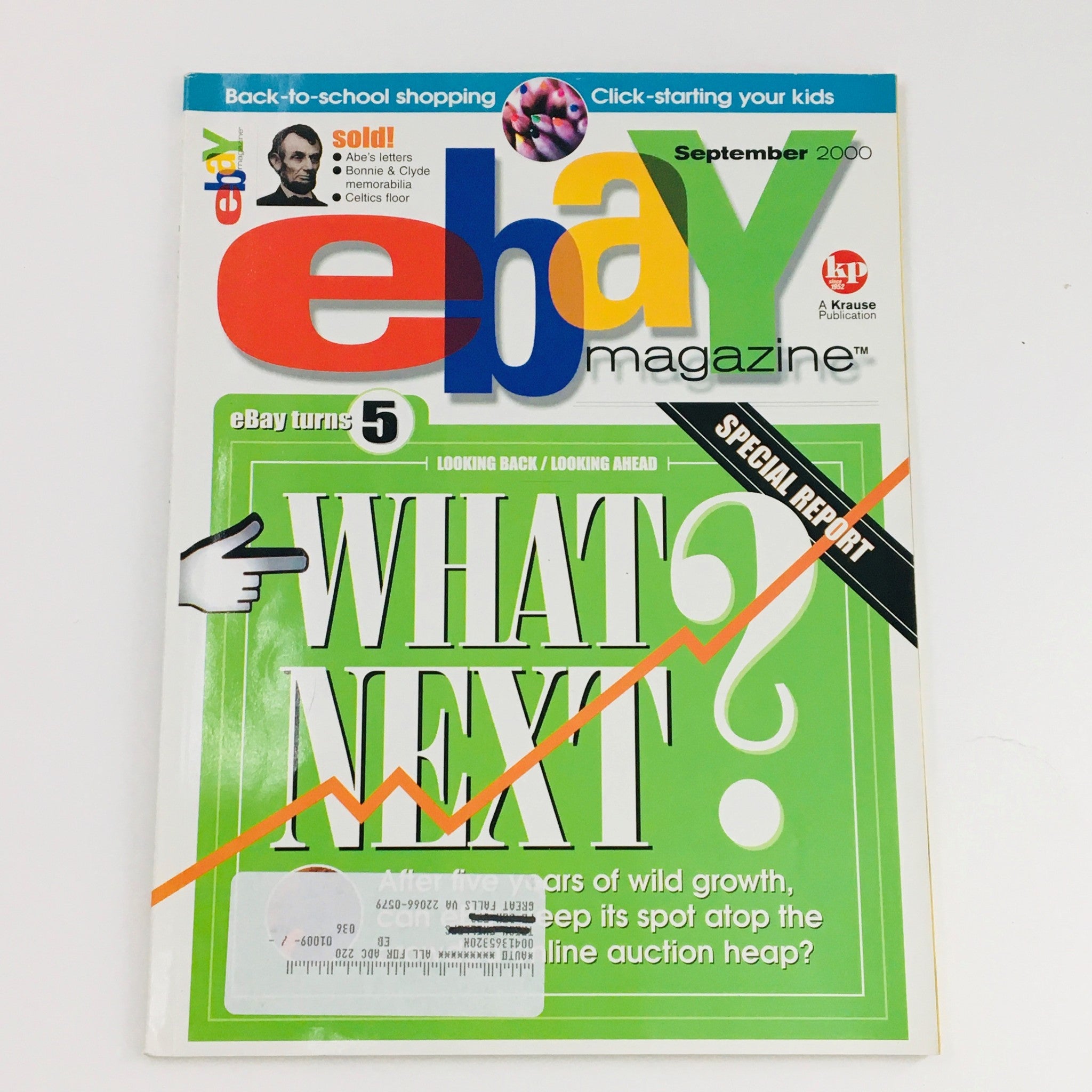 eBay Magazine September 2000 What Next & Special Report & Looking Back-Ahead, VG