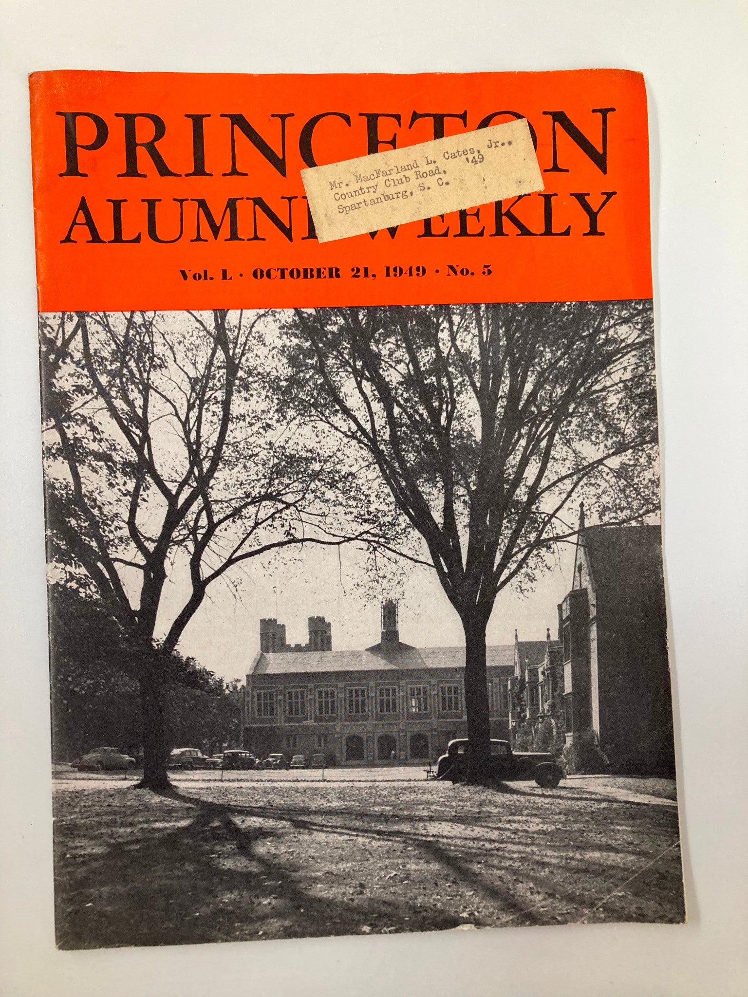 VTG Princeton Alumni Weekly October 21 1949 Colleges of New Haven and Cambridge