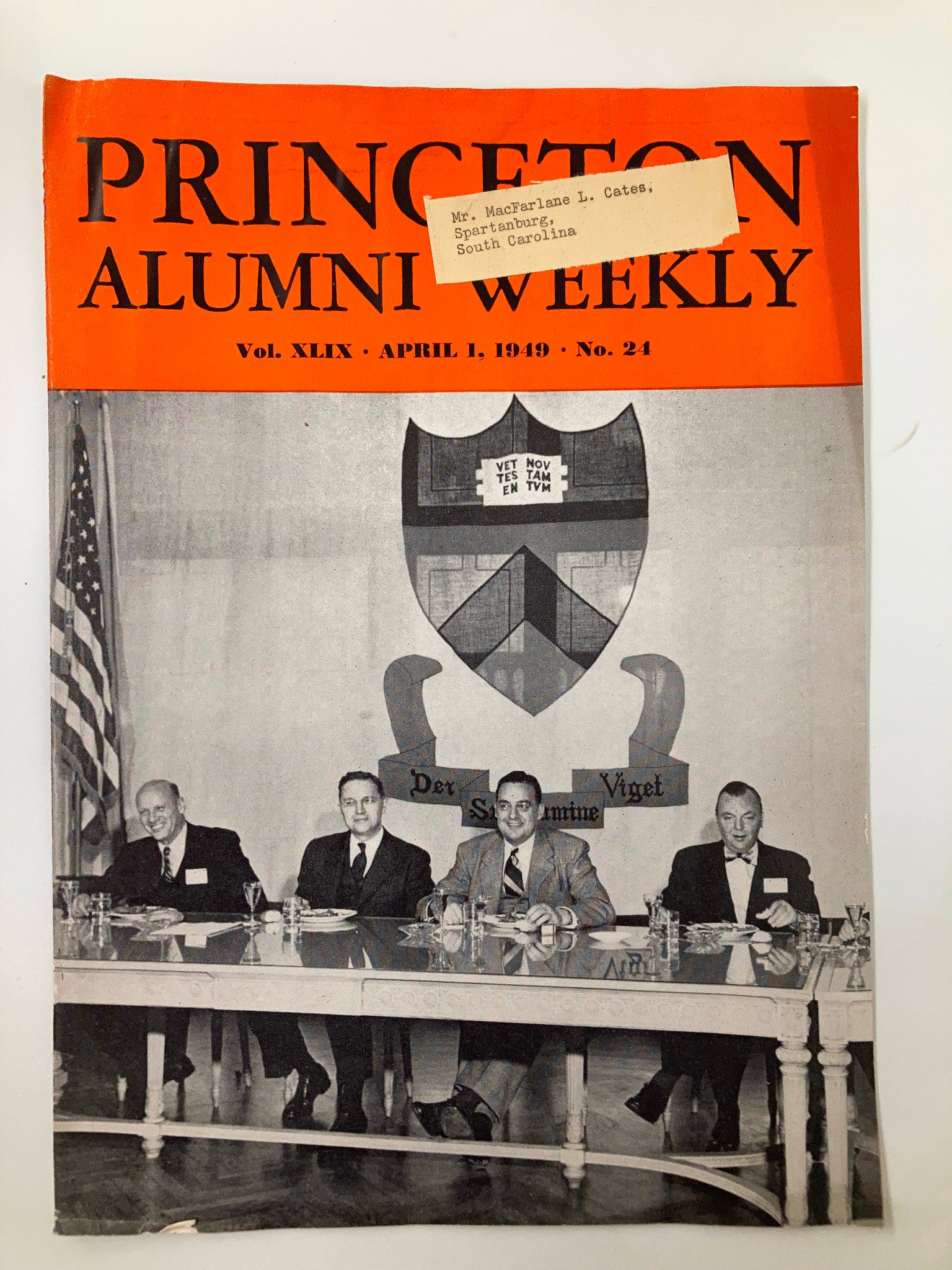 VTG Princeton Alumni Weekly April 1 1949 Princeton National Alumni Association