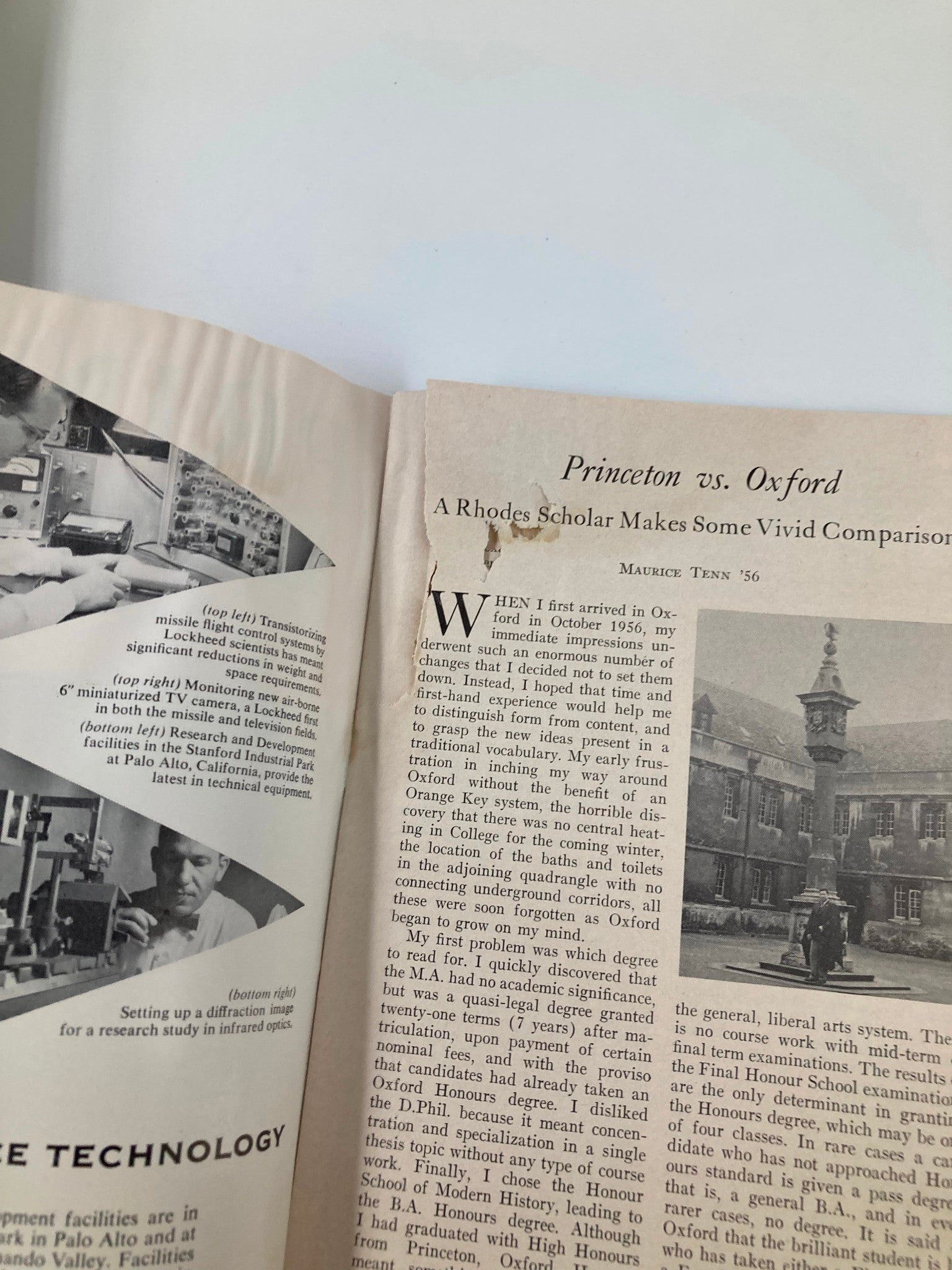 VTG Princeton Alumni Weekly February 13 1959 A Rhodes Scholar Vivid Comparisons