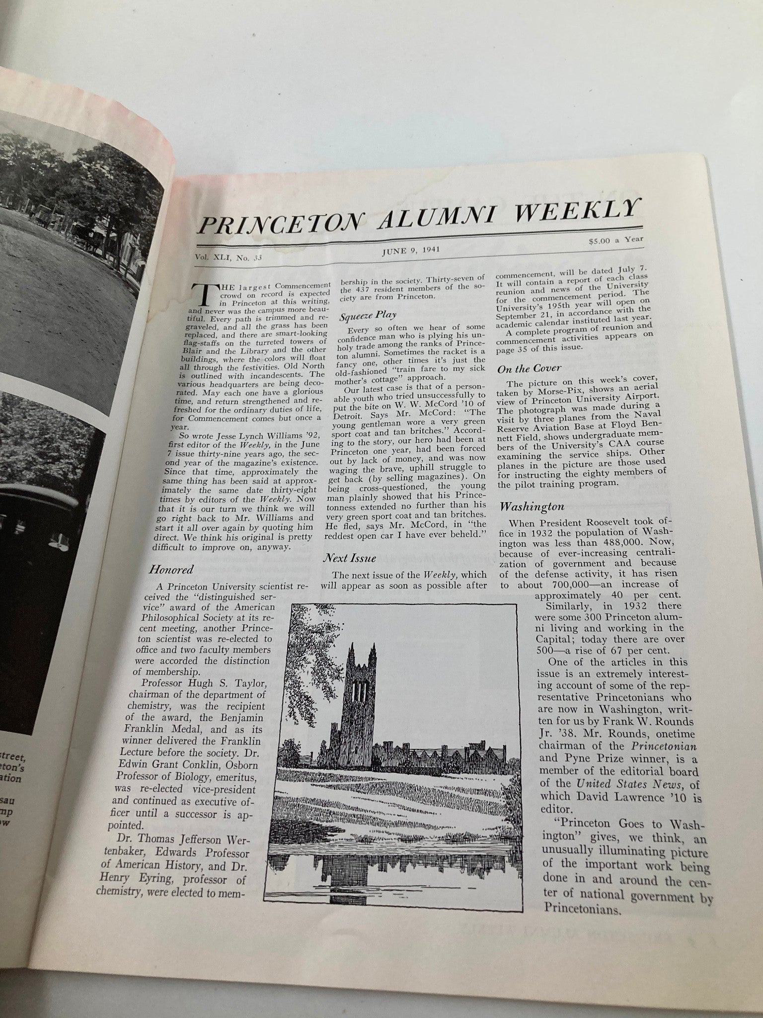 VTG Princeton Alumni Weekly June 9 1941 Respecting The Questions of Convoy