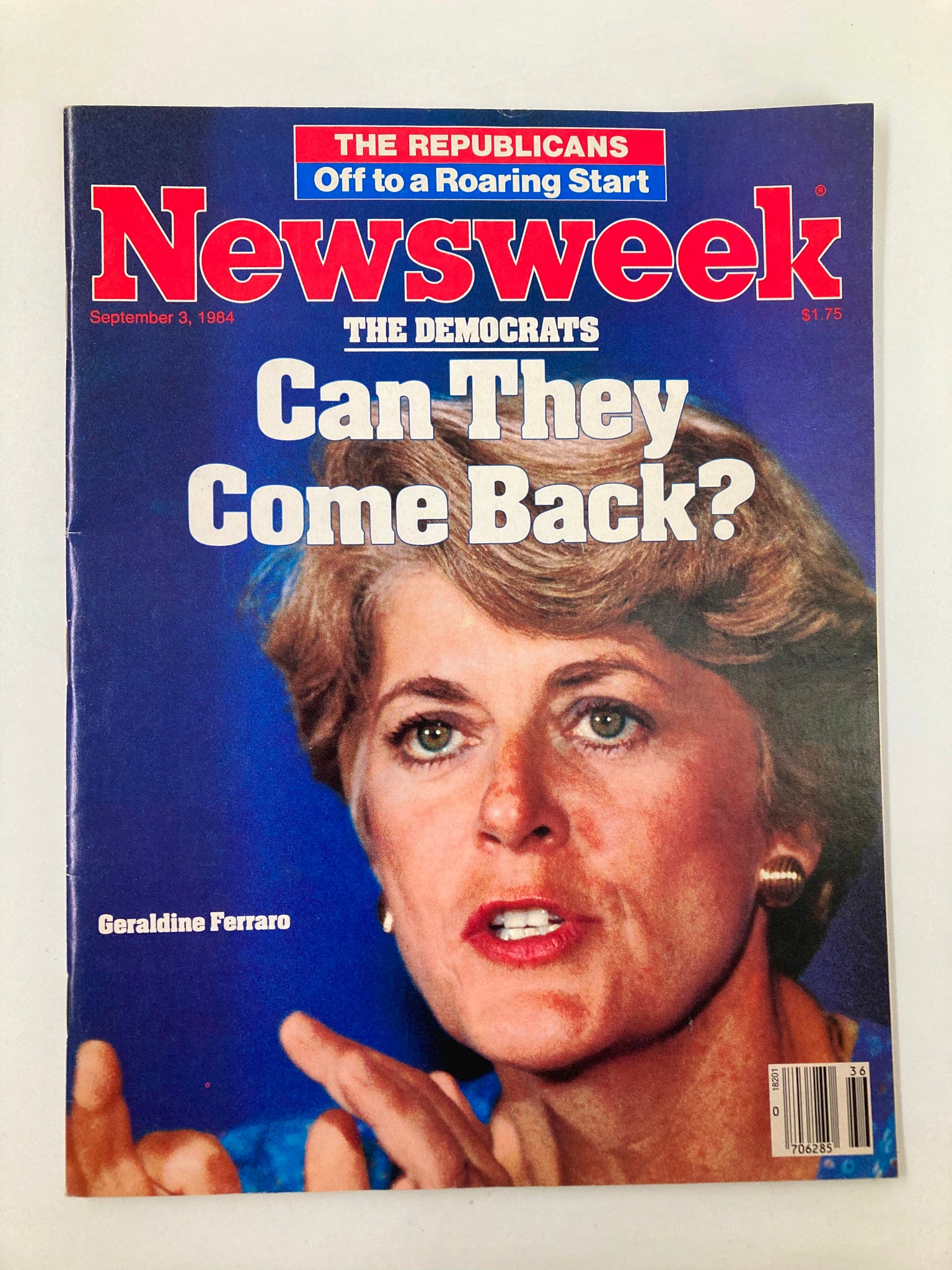 VTG Newsweek Magazine September 3 1984 Geraldine Ferraro The Democrats No Label