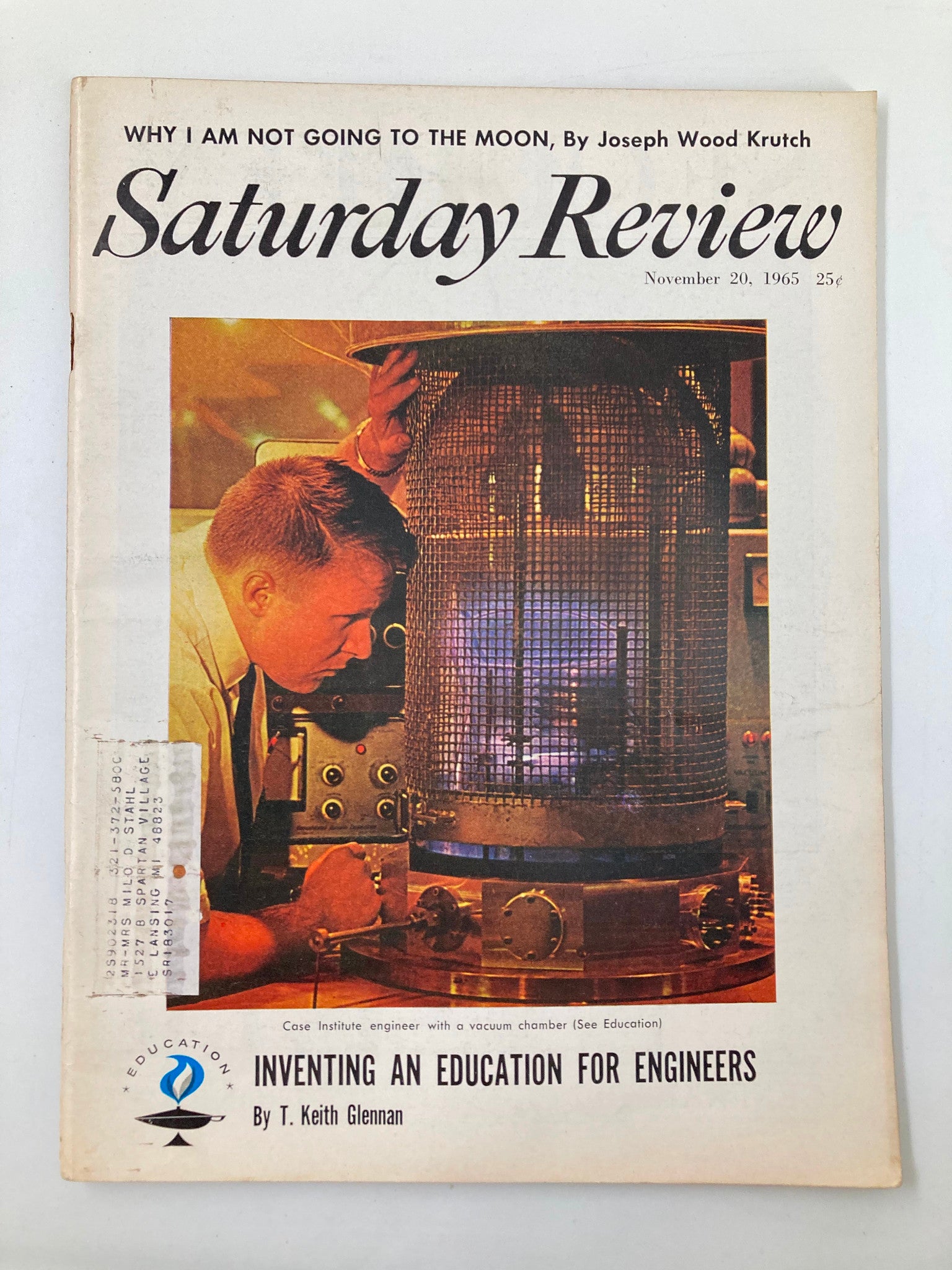 Saturday Review Magazine November 20 1965 Inventing An Education for Engineers