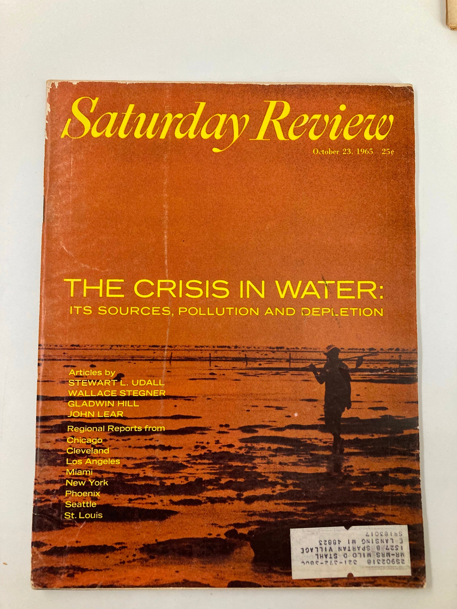 VTG Saturday Review Magazine October 23 1965 The Crisis in Water Depletion