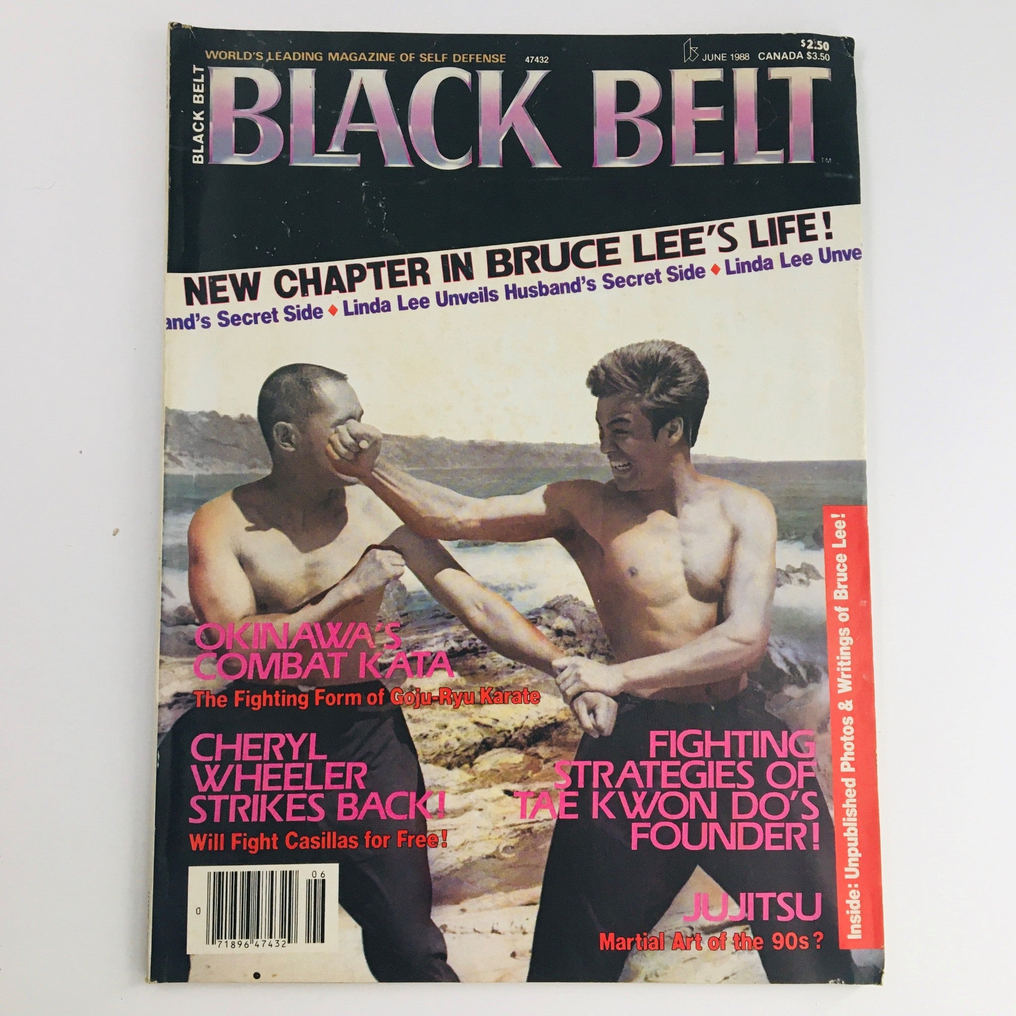 Black Belt Magazine June 1988 Vol 26 #6 Bruce Lee & Ted Wong & Cheryl Wheeler