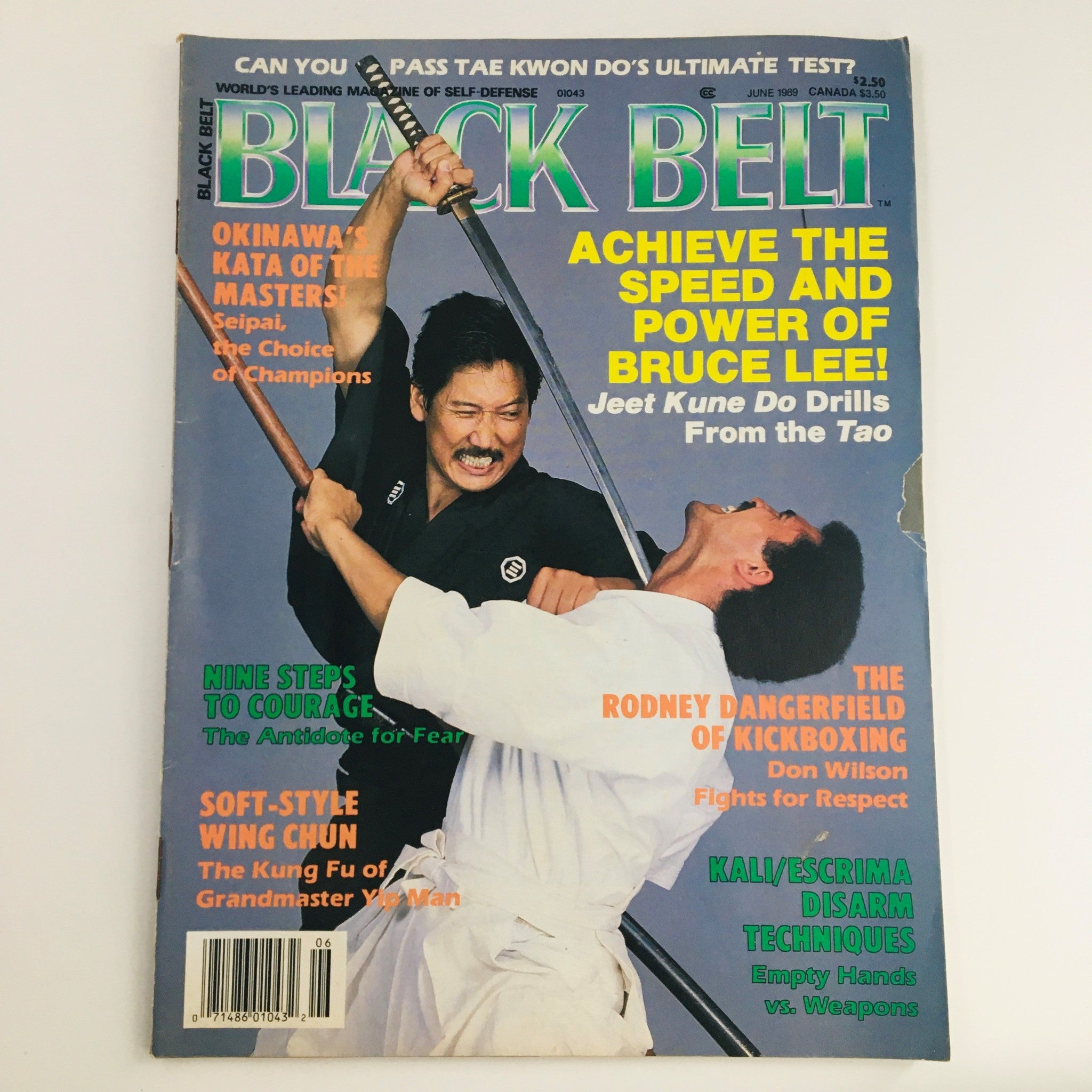 Black Belt Magazine June 1989 Vol 27 #6 Minobu Miki & Julio Martinez Cover