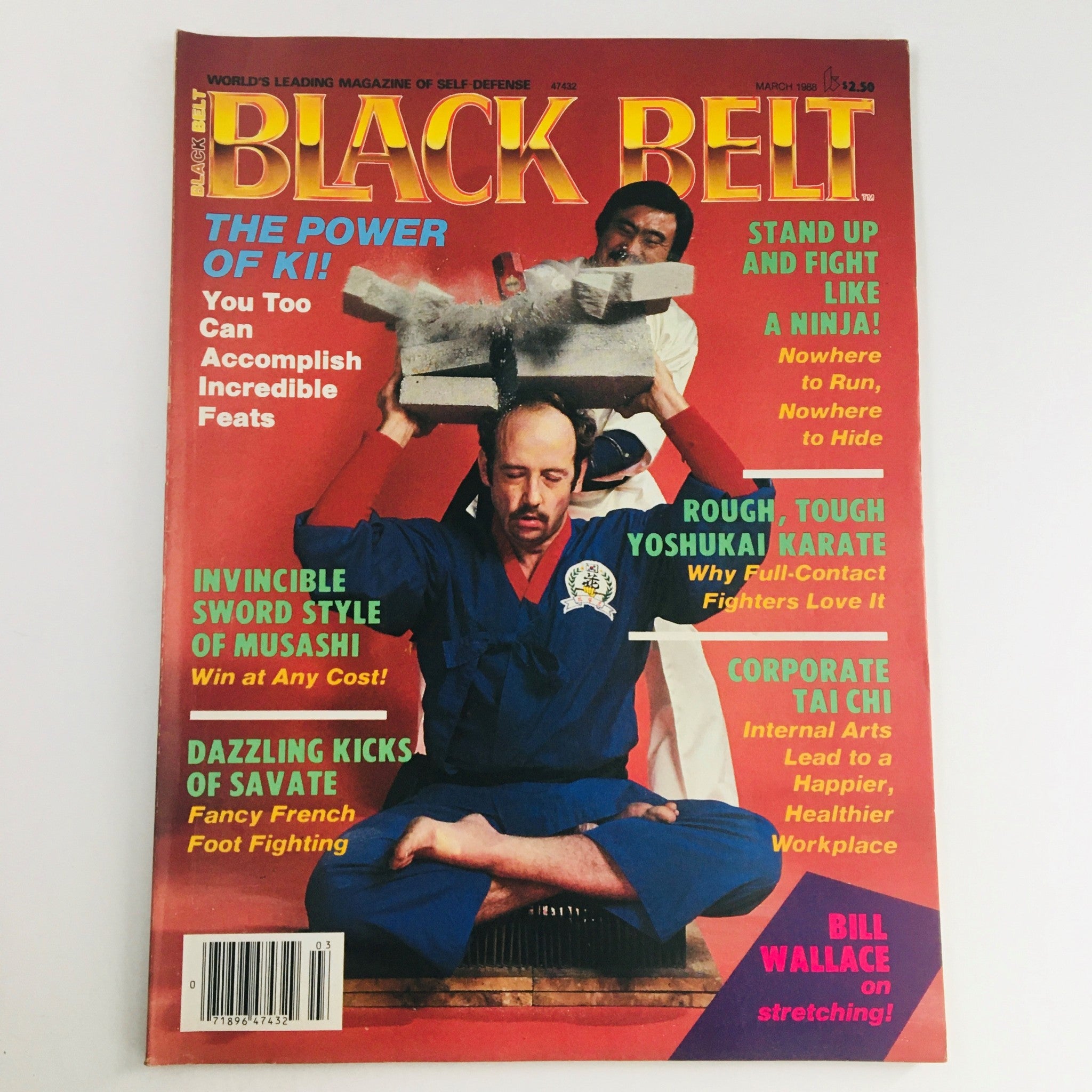 Black Belt Magazine March 1988 Vol 26 #3 John Huppuch & Joo Bang Lee, No Label