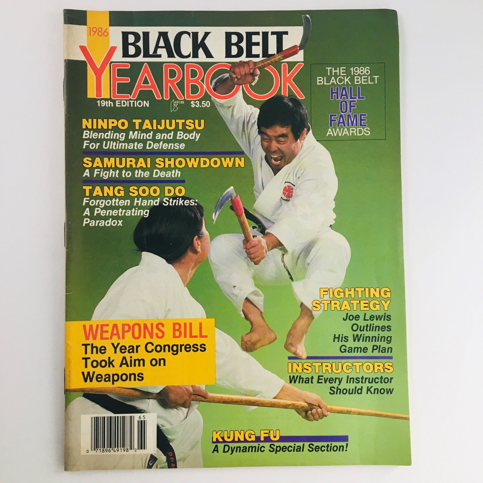 Black Belt Yearbook 1986 Vol 24 Fumio Demura & Joe Lewis & Tang Soo Do