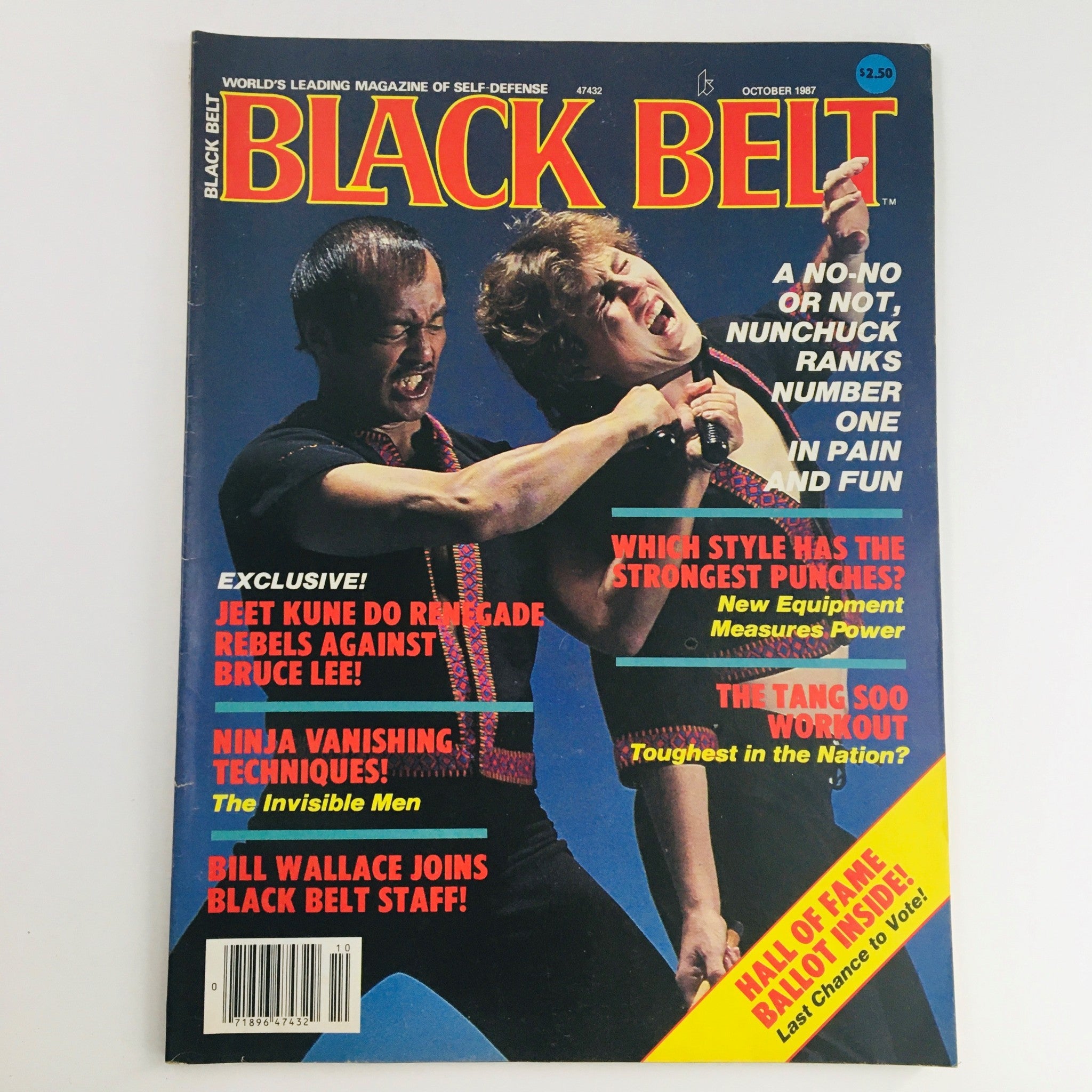 Black Belt Magazine October 1987 Vol 25 #10 Dan Inosanto & Bruce Lee, No Label