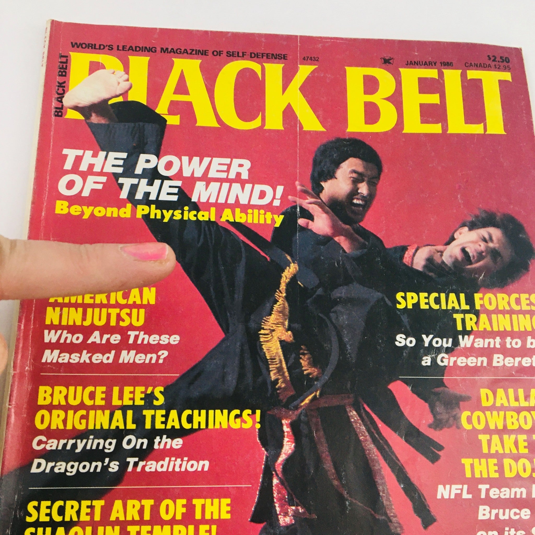 Black Belt Magazine January 1986 Vol 24 #1 He Young Kimm & Dallas Cowboy Dojo