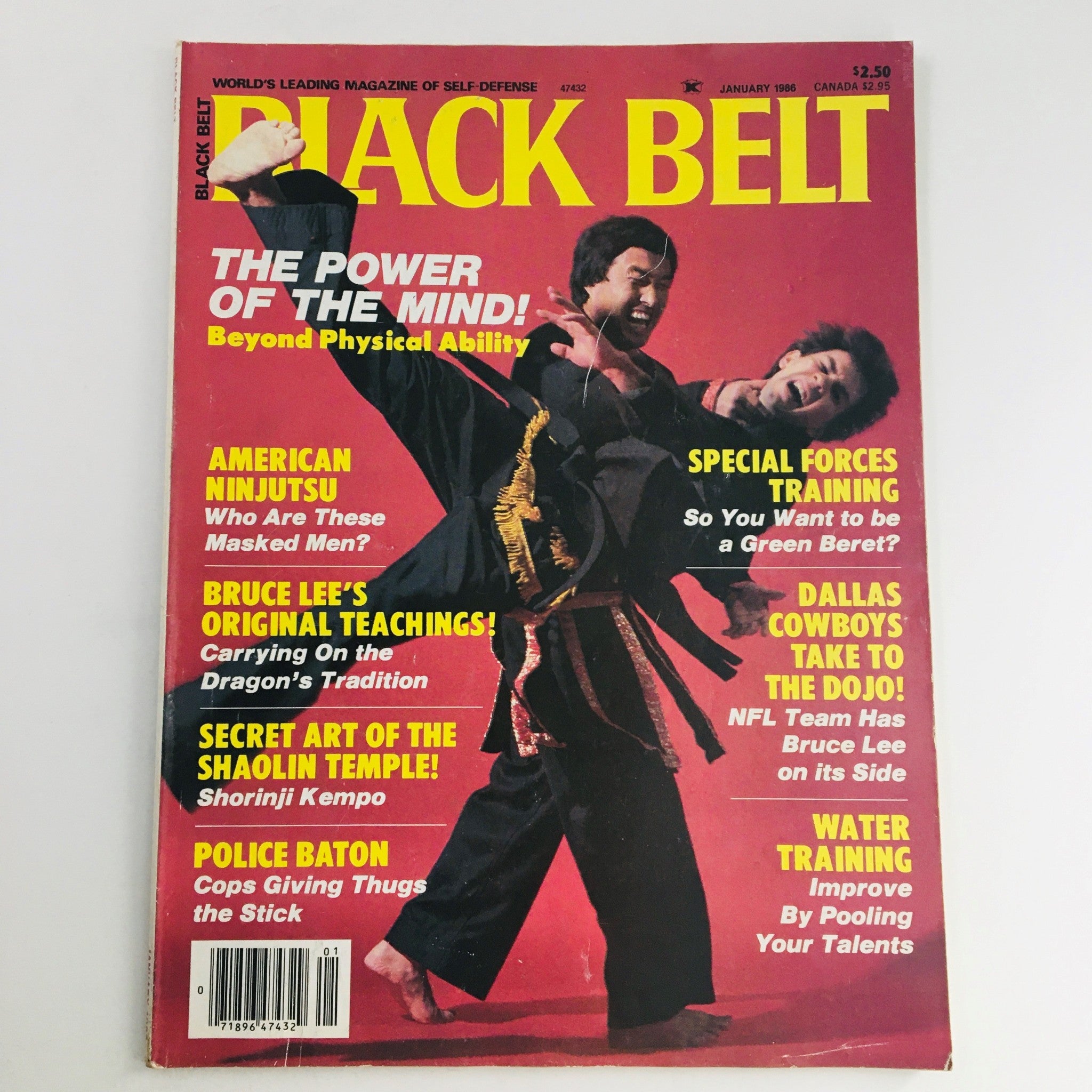 Black Belt Magazine January 1986 Vol 24 #1 He Young Kimm & Bruce Lee Teachings