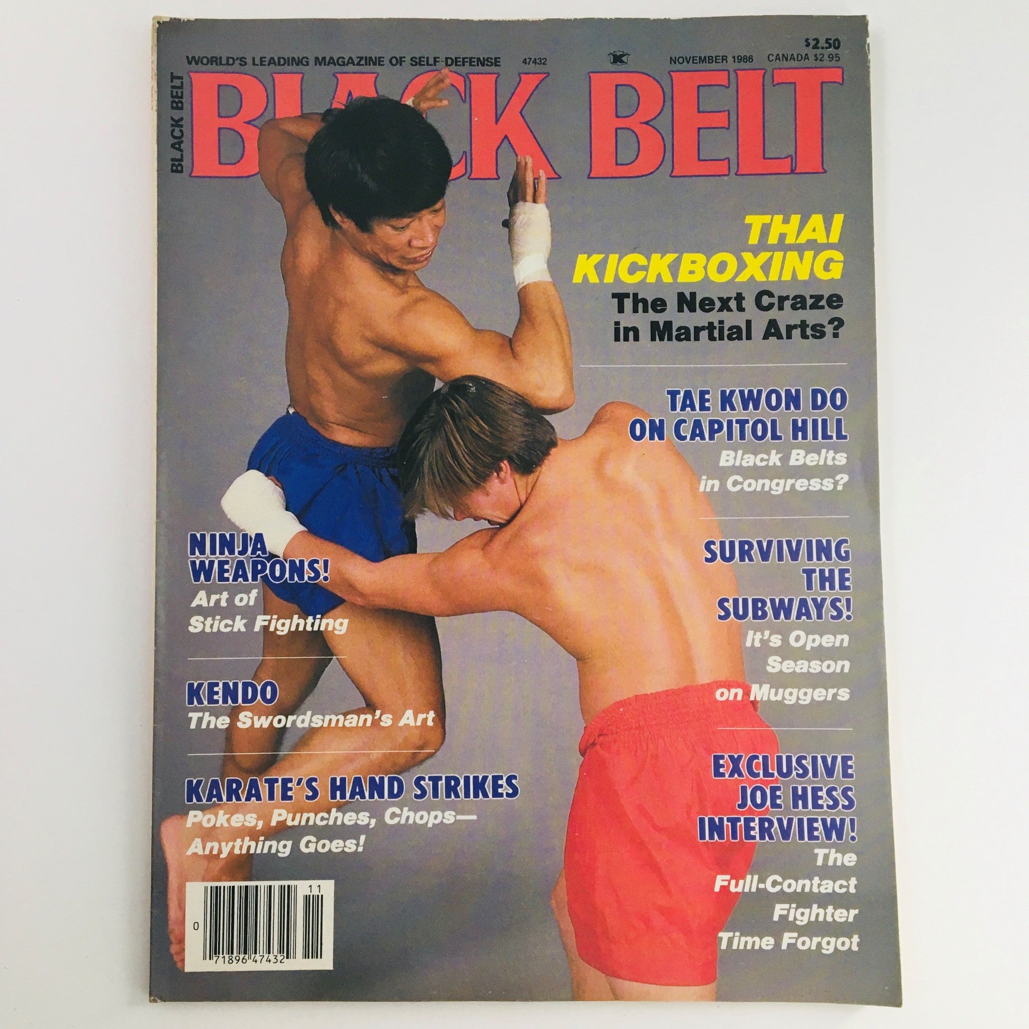 Black Belt Magazine November 1986 Vol 24 #11 Surichai Sirisute & Joe Hess