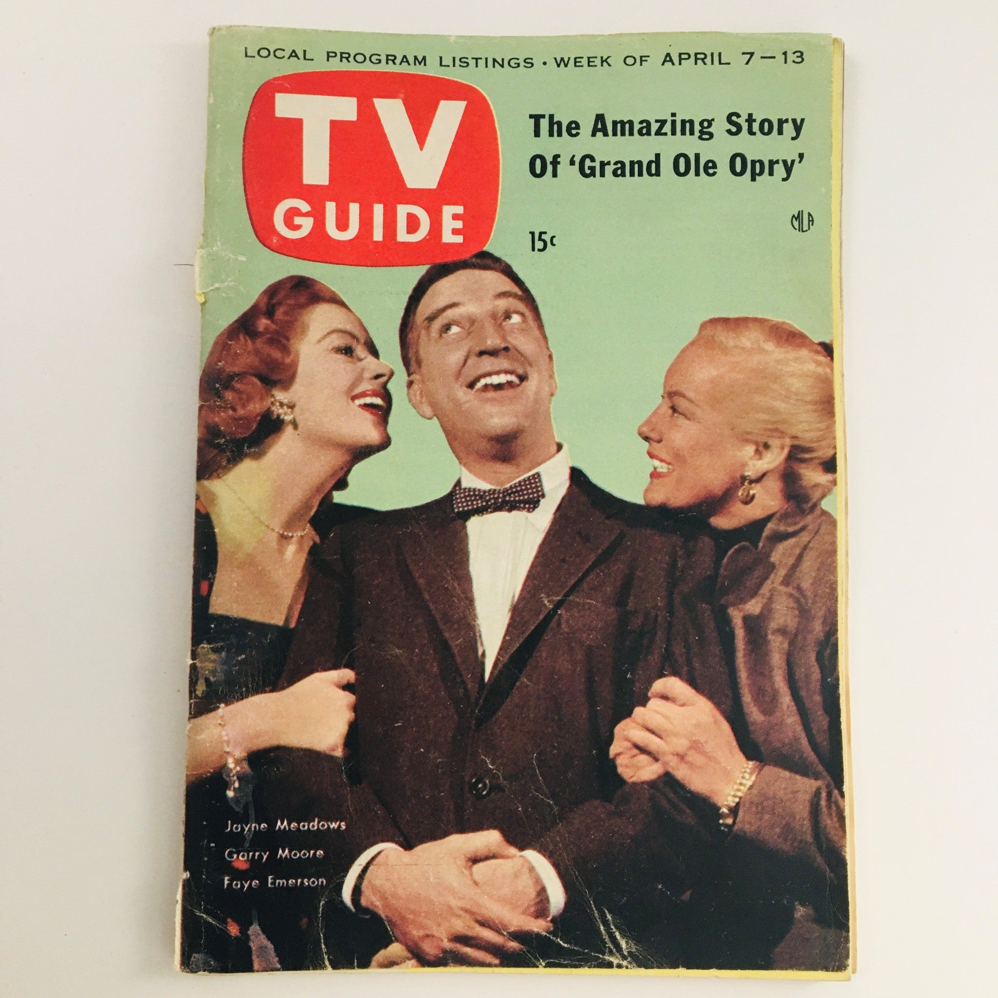 TV Guide Magazine April 7 1956 Vol 4 #14 Jayne Meadows & Garry Moore & Faye E.