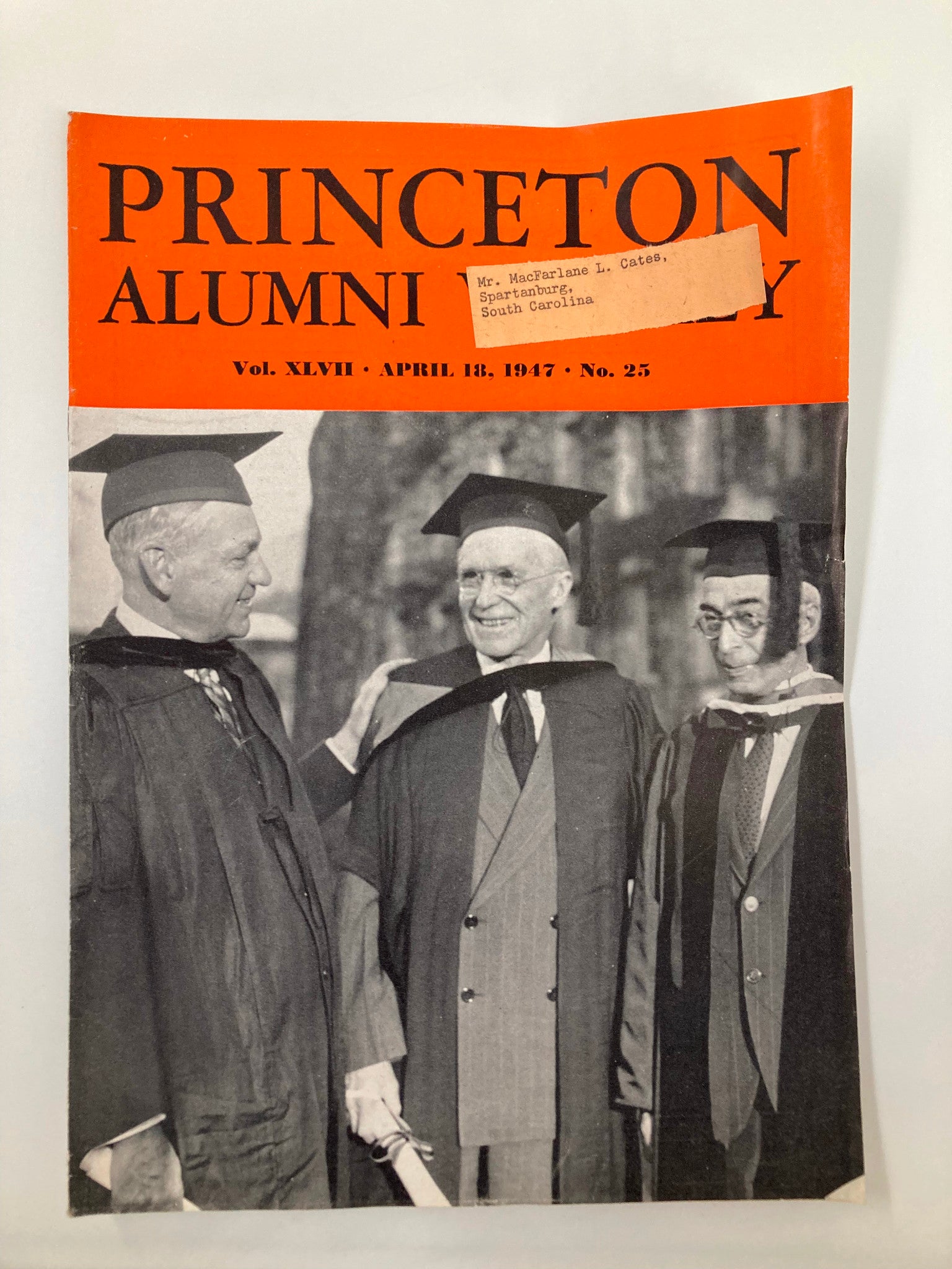 VTG Princeton Alumni Weekly April 18 1947 The Graduate Council Spring Meeting