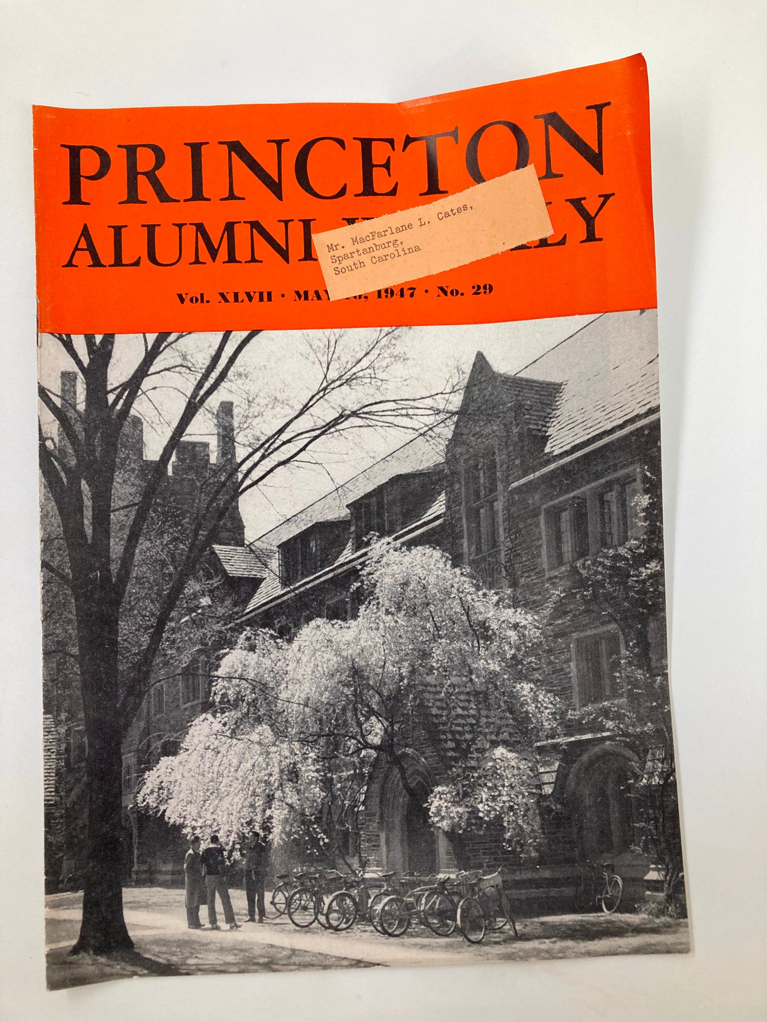 VTG Princeton Alumni Weekly May 16 1947 William E. Stevenson of Oberlin College