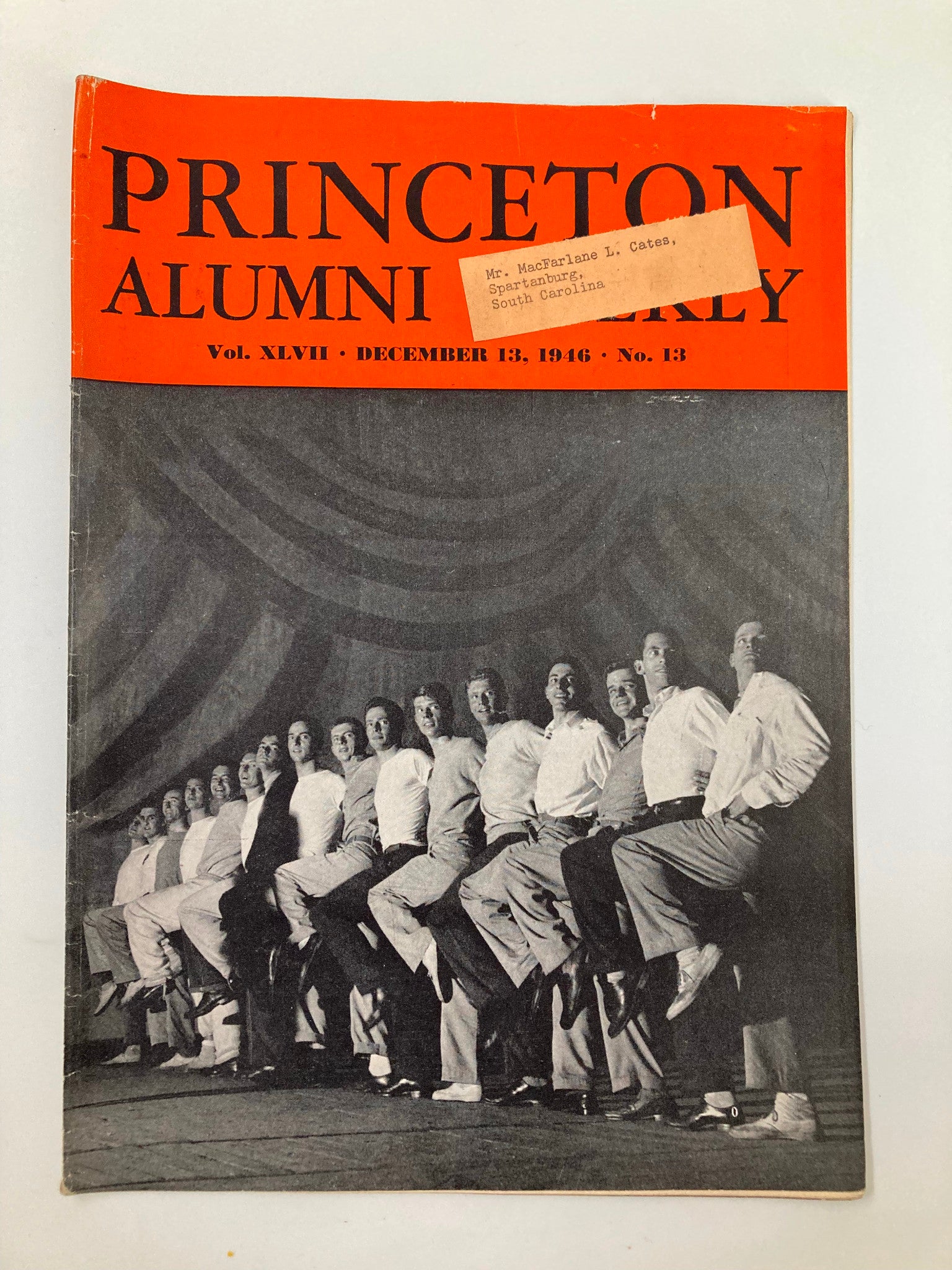 VTG Princeton Alumni Weekly December 13 1946 Wilbur F. Kerr University Registrar