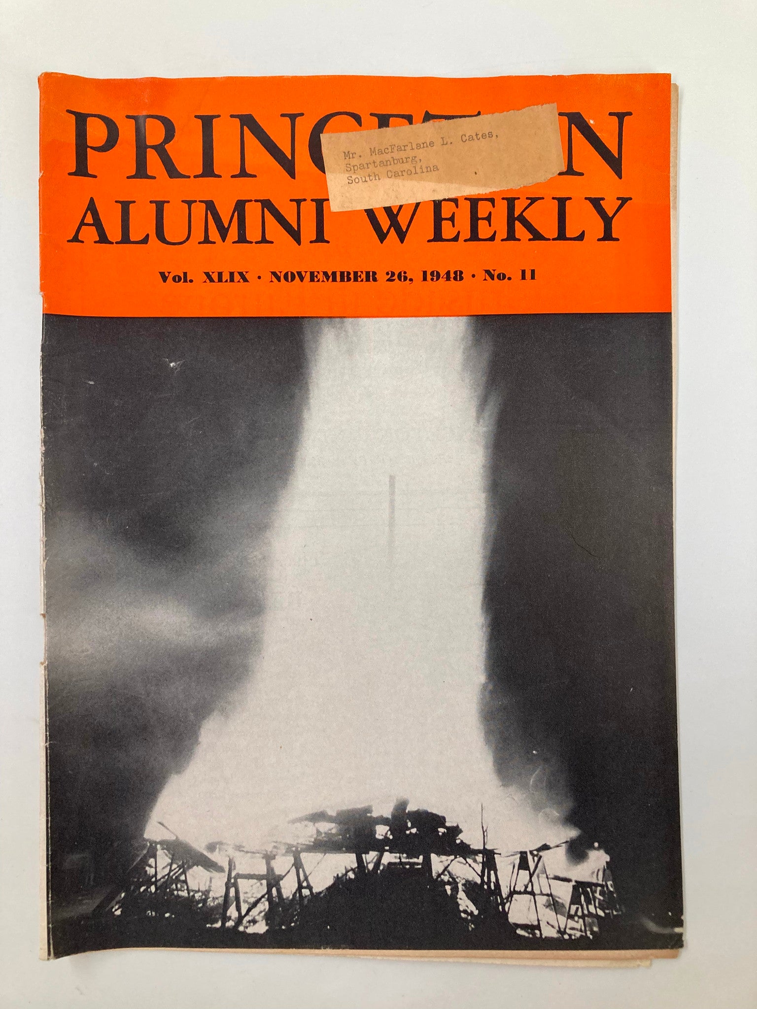 VTG Princeton Alumni Weekly November 26 1948 The President's Report 1947-1948