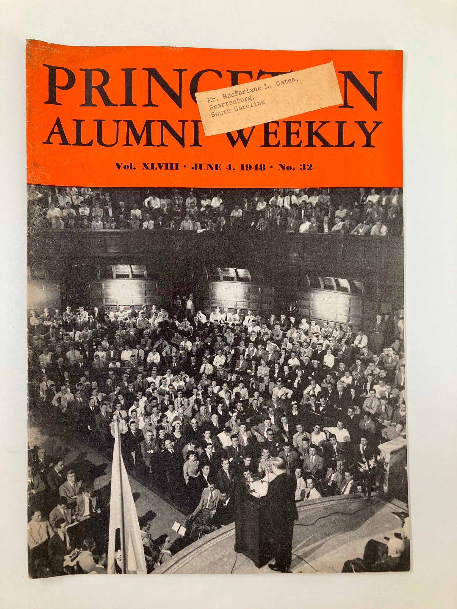 VTG Princeton Alumni Weekly June 4 1948 The Question on Admitting Negroes