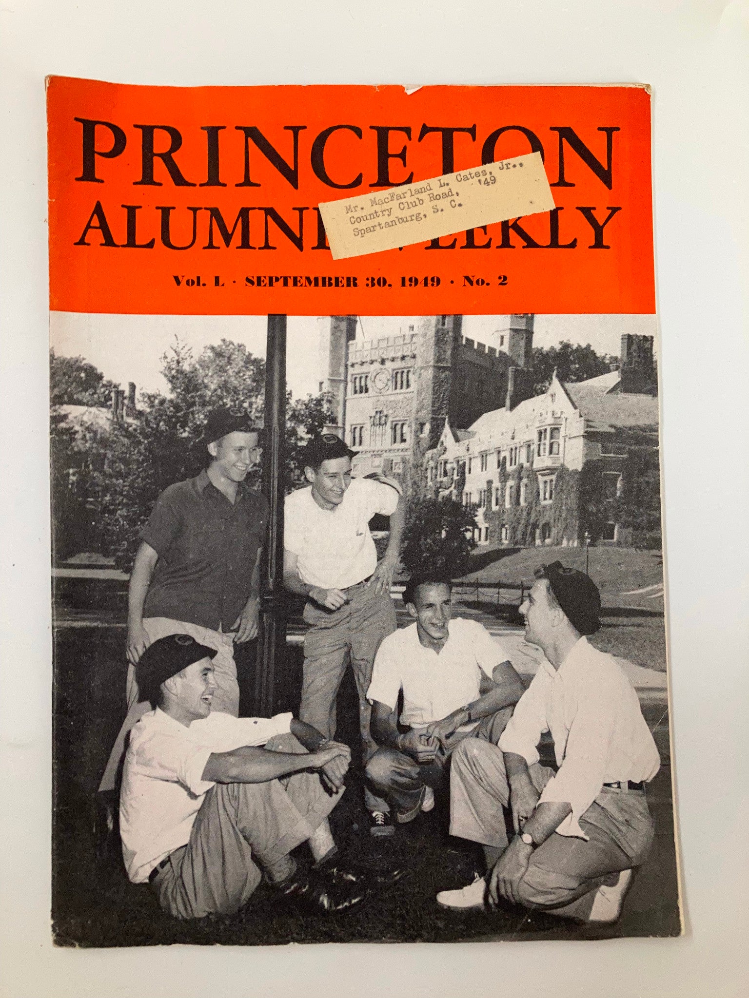 VTG Princeton Alumni Weekly September 30 1949 Refreshment to the Palais Royal