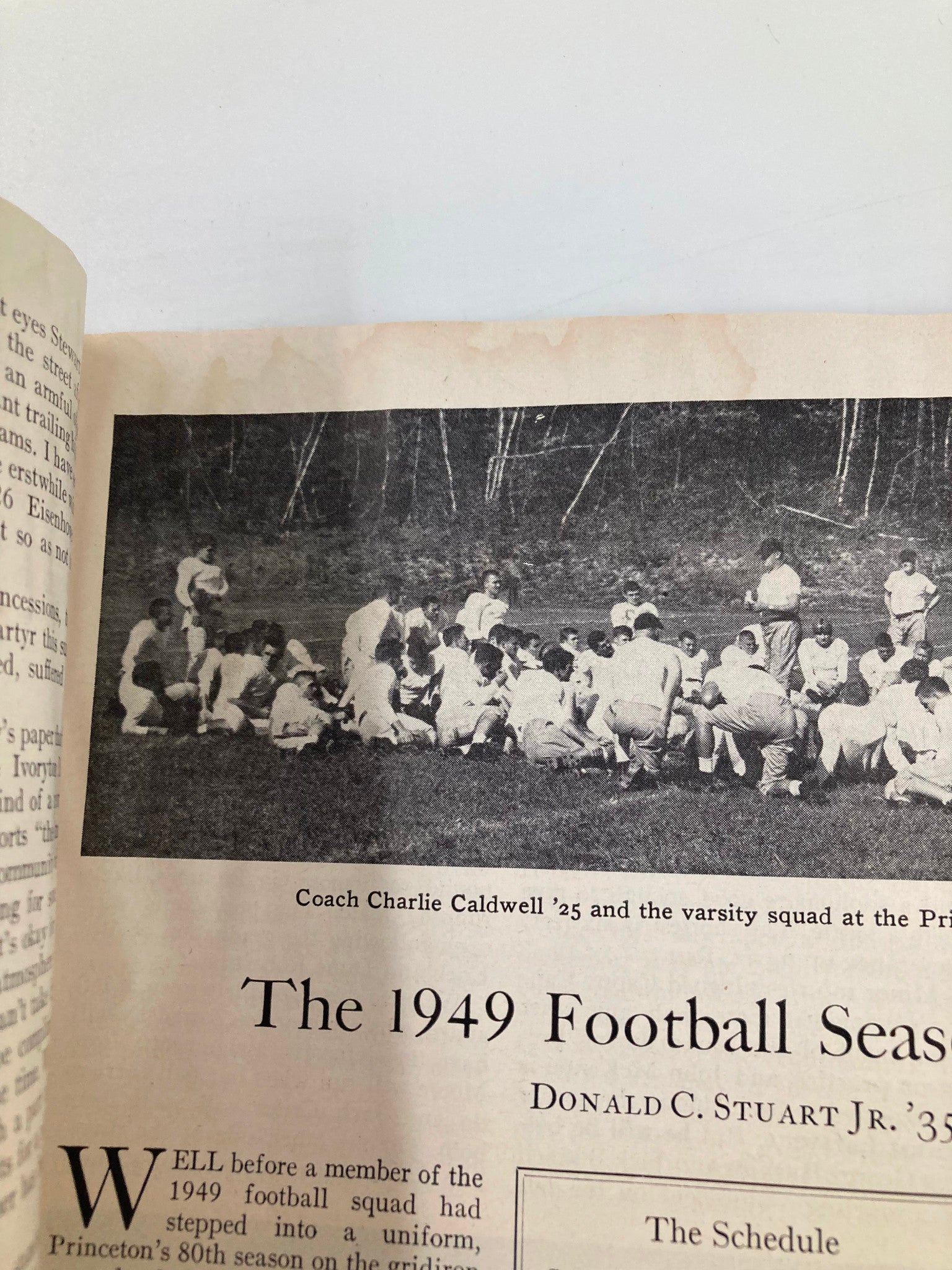 VTG Princeton Alumni Weekly September 23 1949 Coach Charlie Cadwell '25