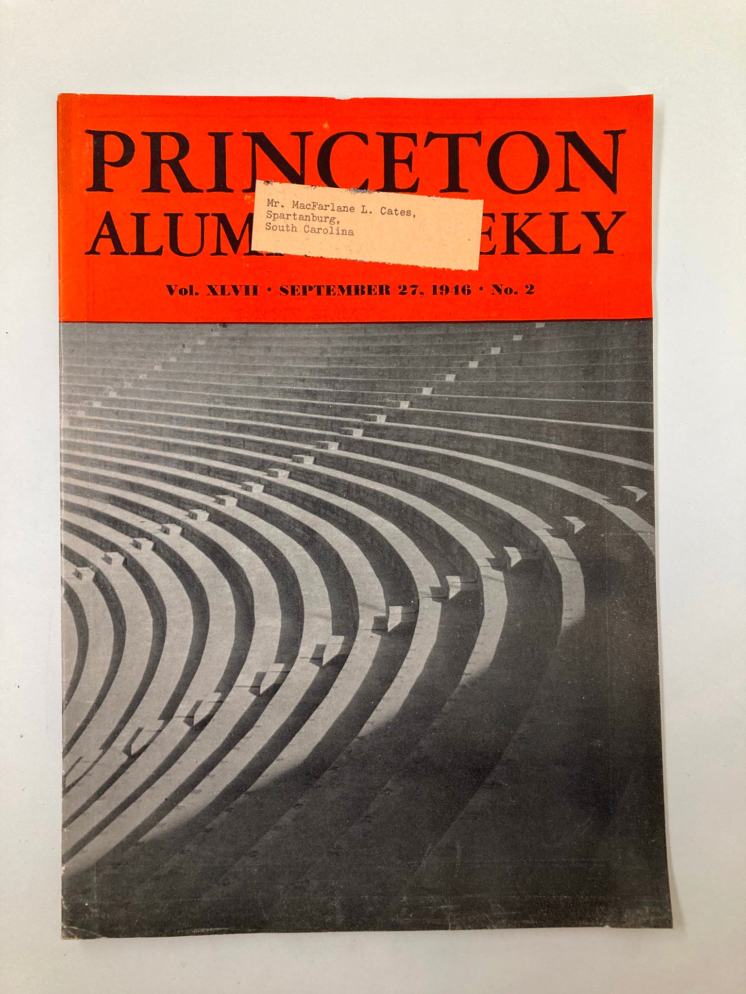 VTG Princeton Alumni Weekly September 27 1946 The Future of Princeton Football