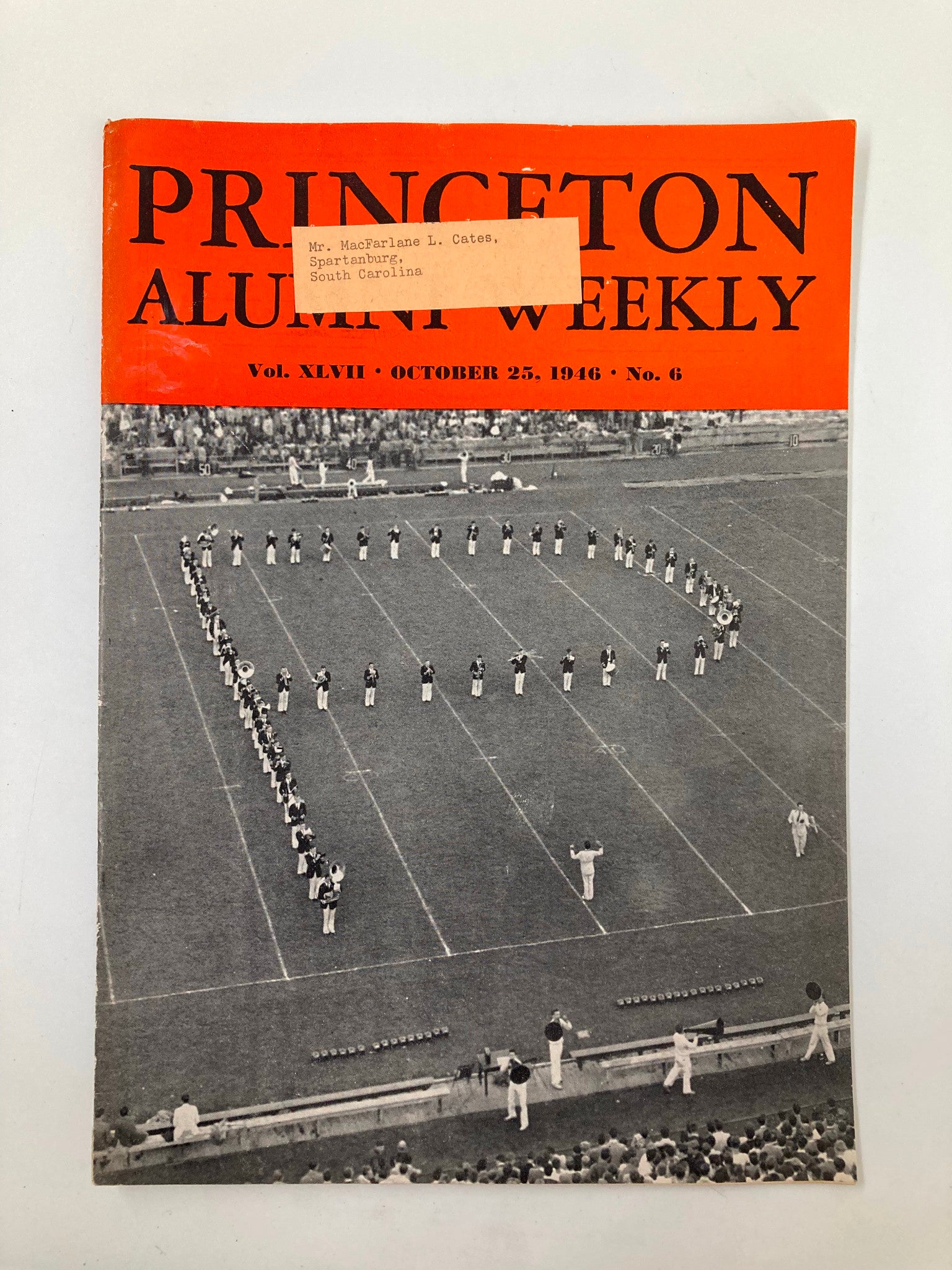 VTG Princeton Alumni Weekly October 25 1946 Princeton Battlefield Park