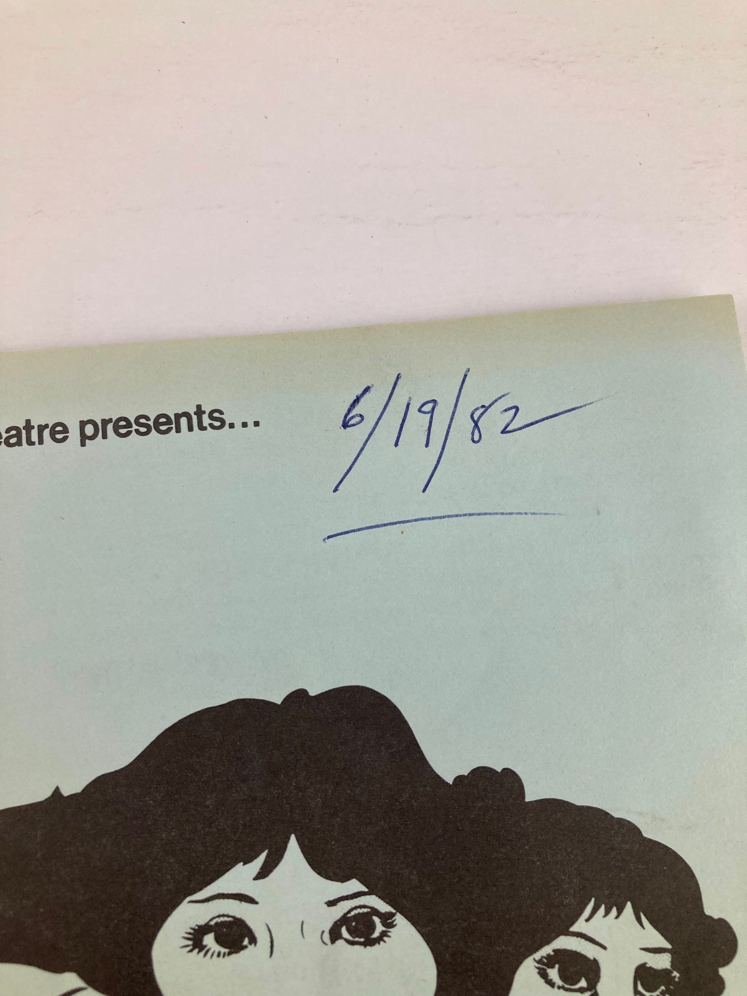 1982 Program Craig Theatre Angela Breslin in Vanities by Jack Heifner