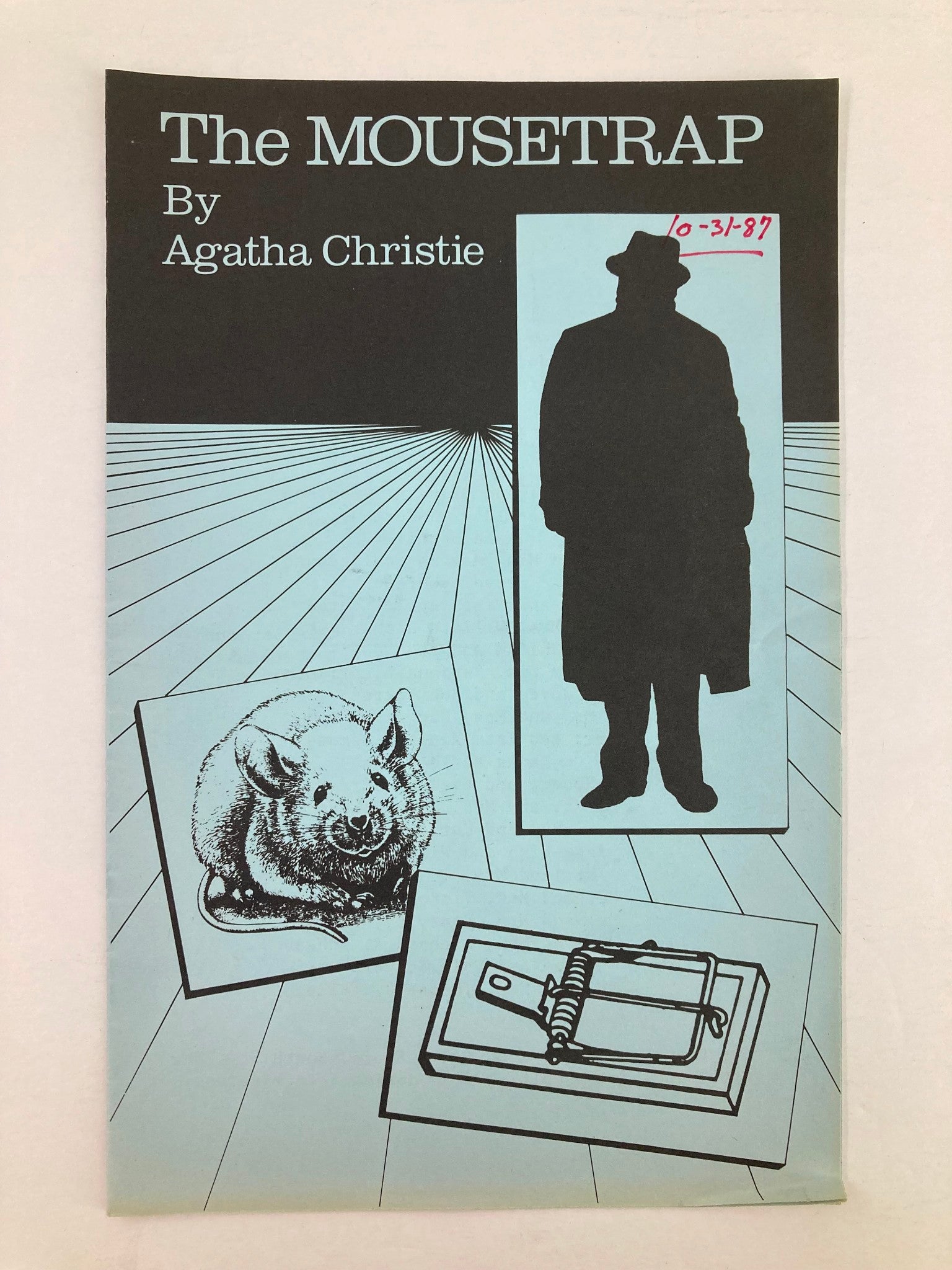 1987 Program American Legion Hall The Mousetrap by Agatha Christie