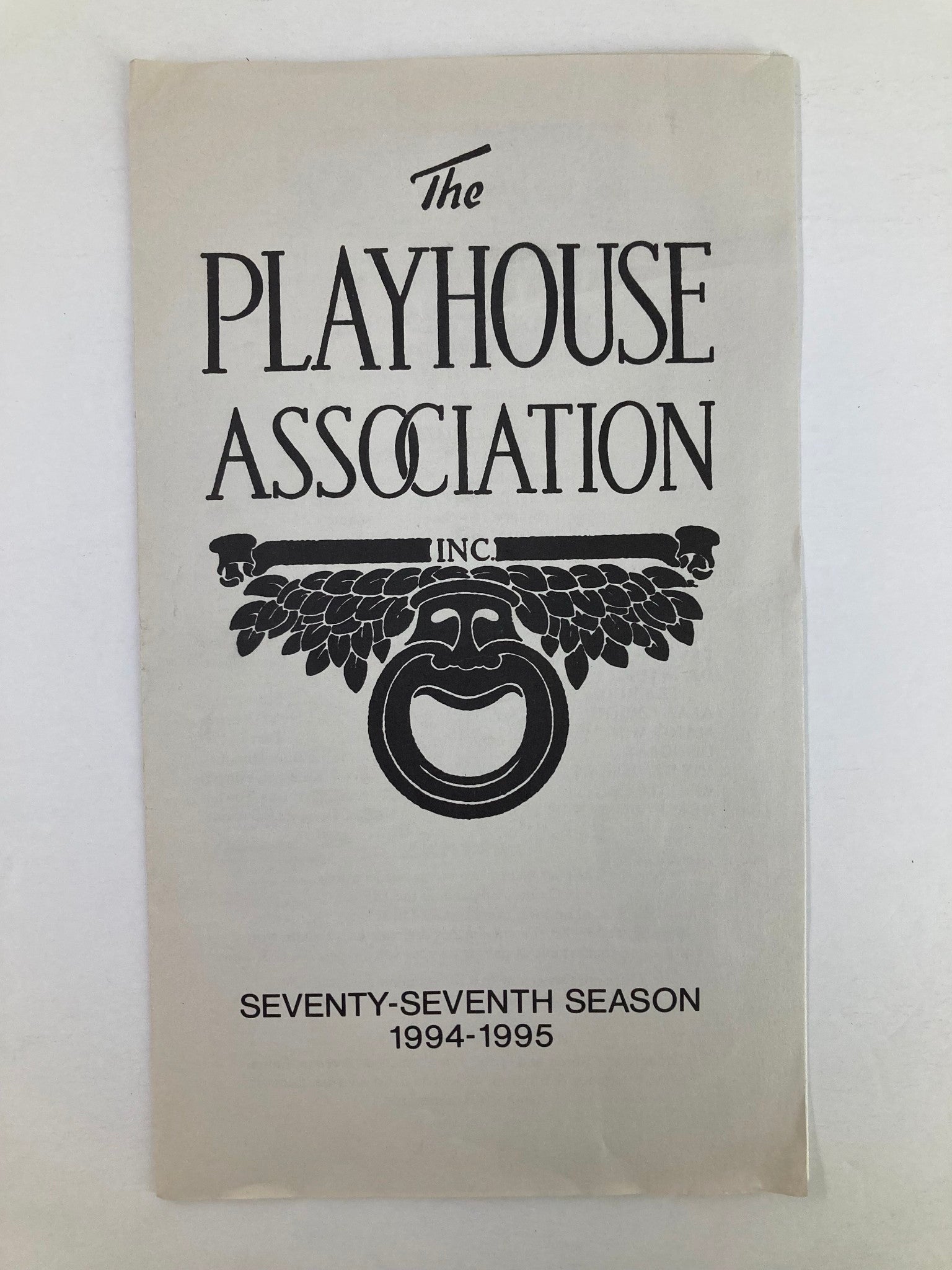 1994 Program The Playhouse Association Shadowlands by William NIcholson