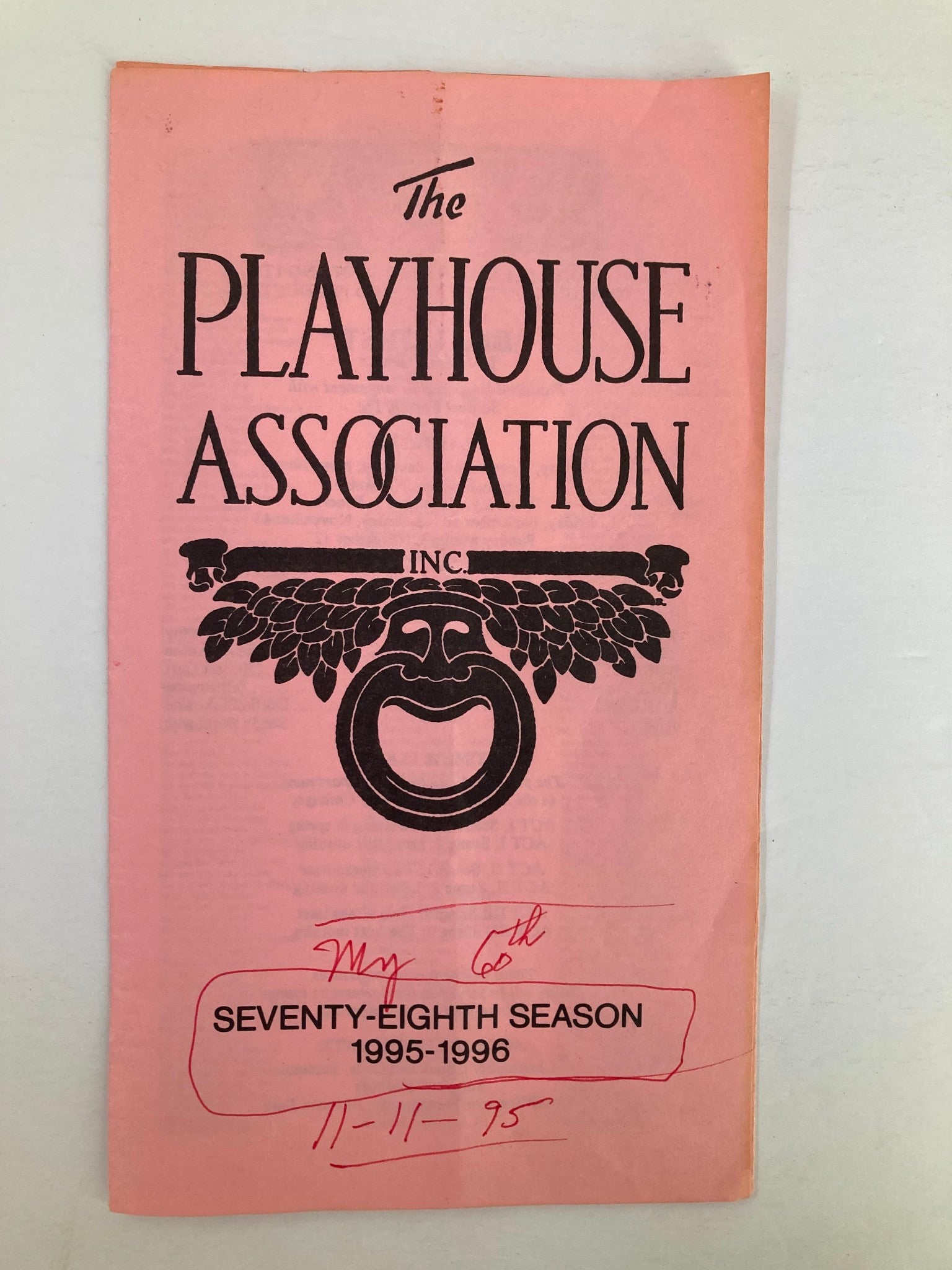 1995 Program The Playhouse Association Beau Jest by James Sherman