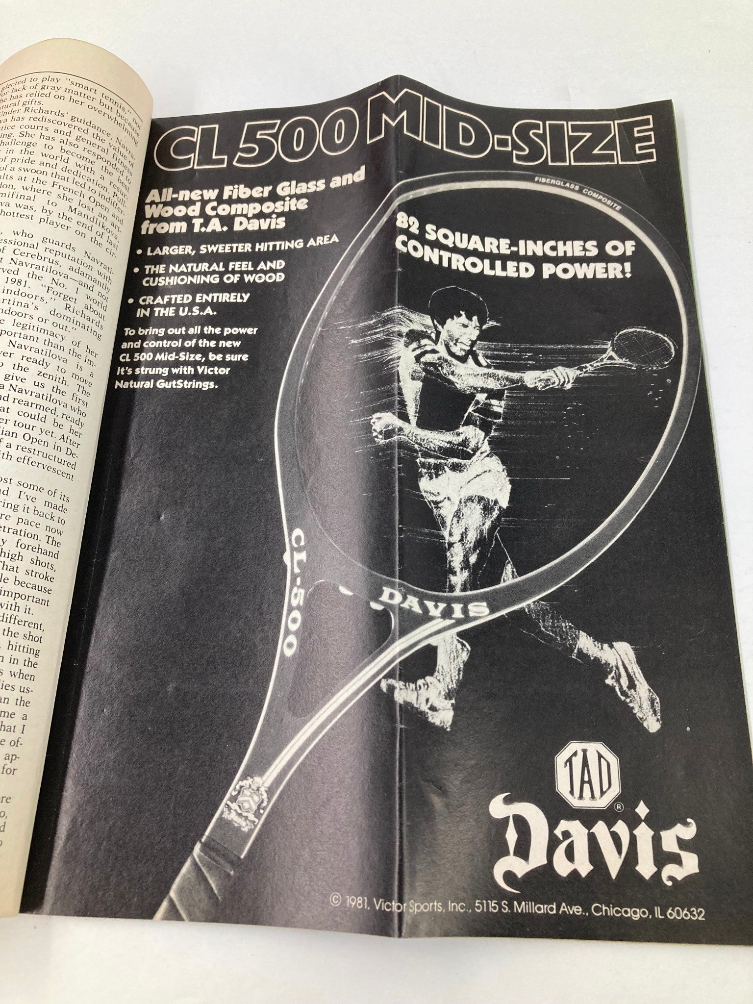 1982 The Avon Championship Tennis Circuit Magazine Guide