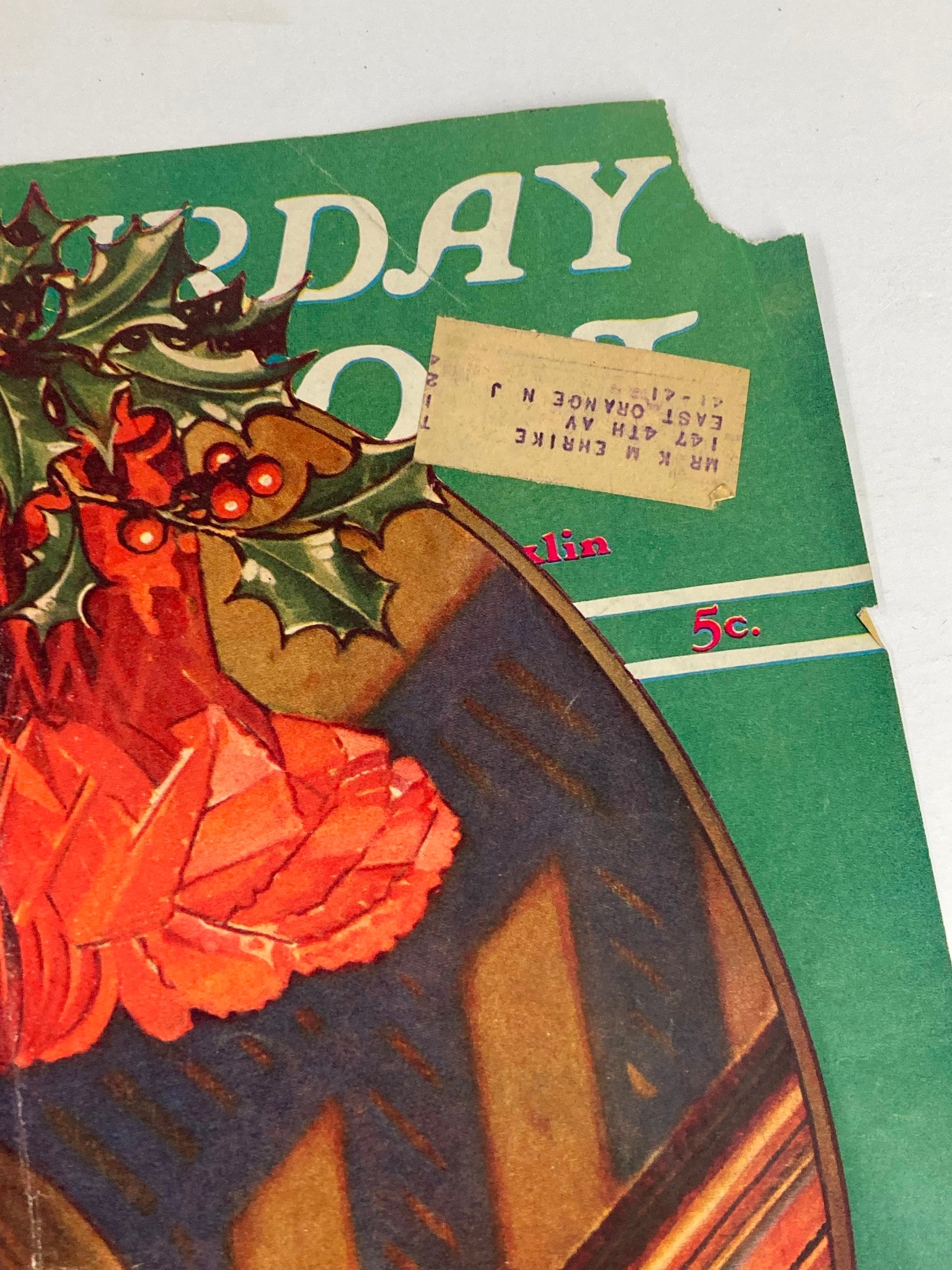 COVER ONLY The Saturday Evening Post December 23 1939 Thomason, Wylie, Alexander