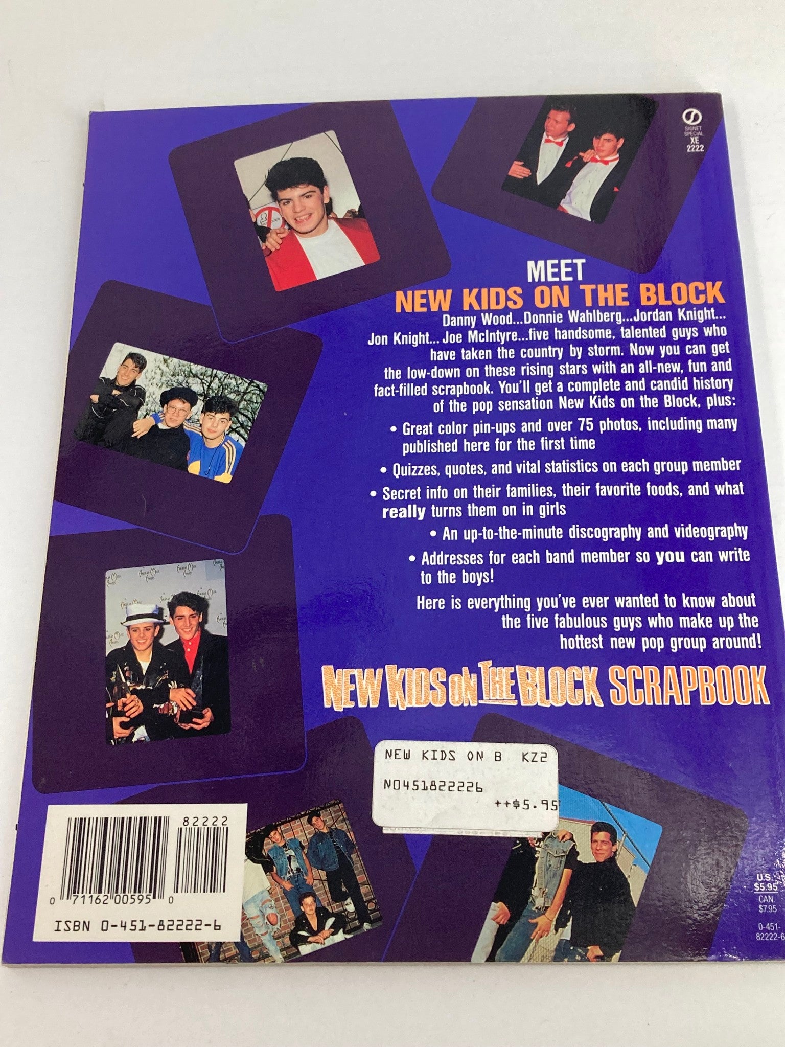 1990 New Kids On The Block Scrapbook by Grace Catalano