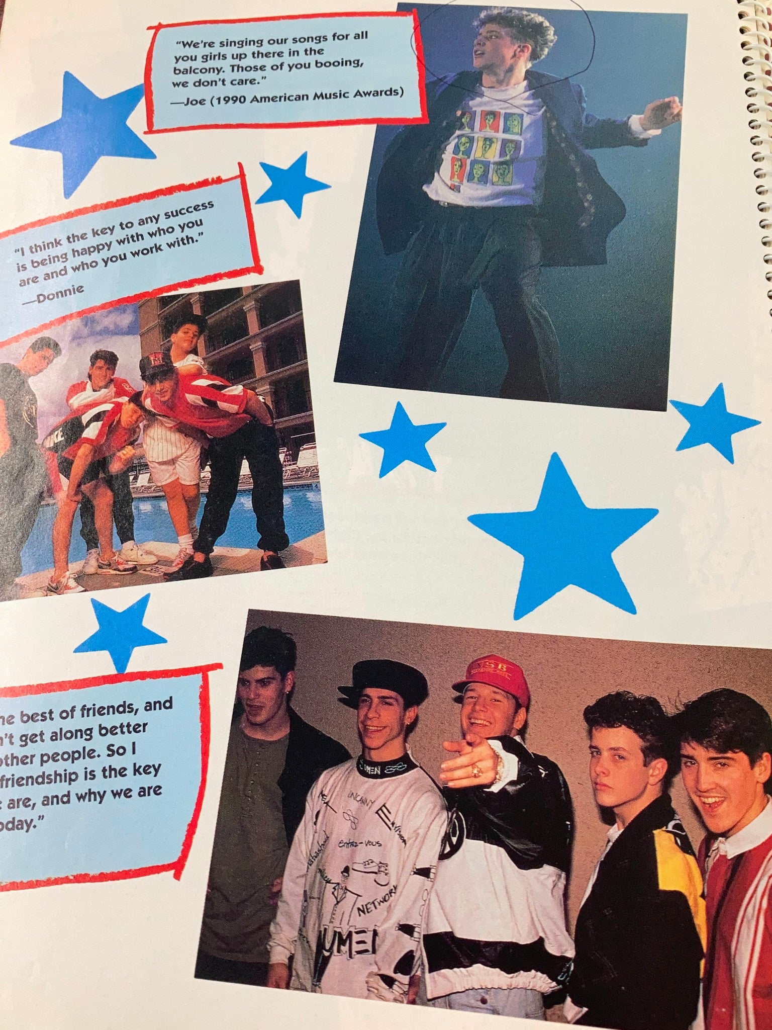 1990 Publications International, Ltd. Presents New Kids On The Block