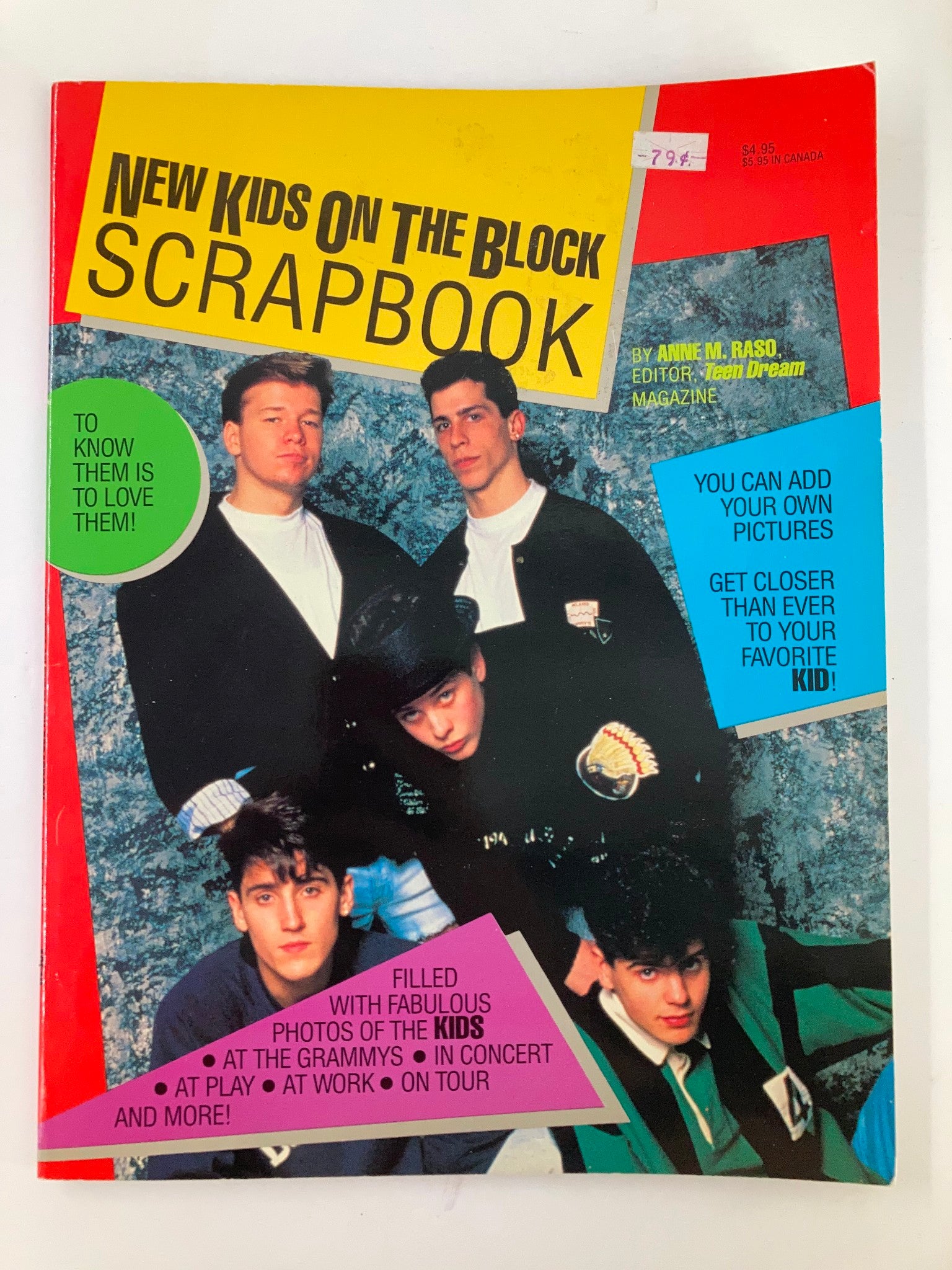 1990 New Kids on The Block Scrapbook by Anne M. Raso