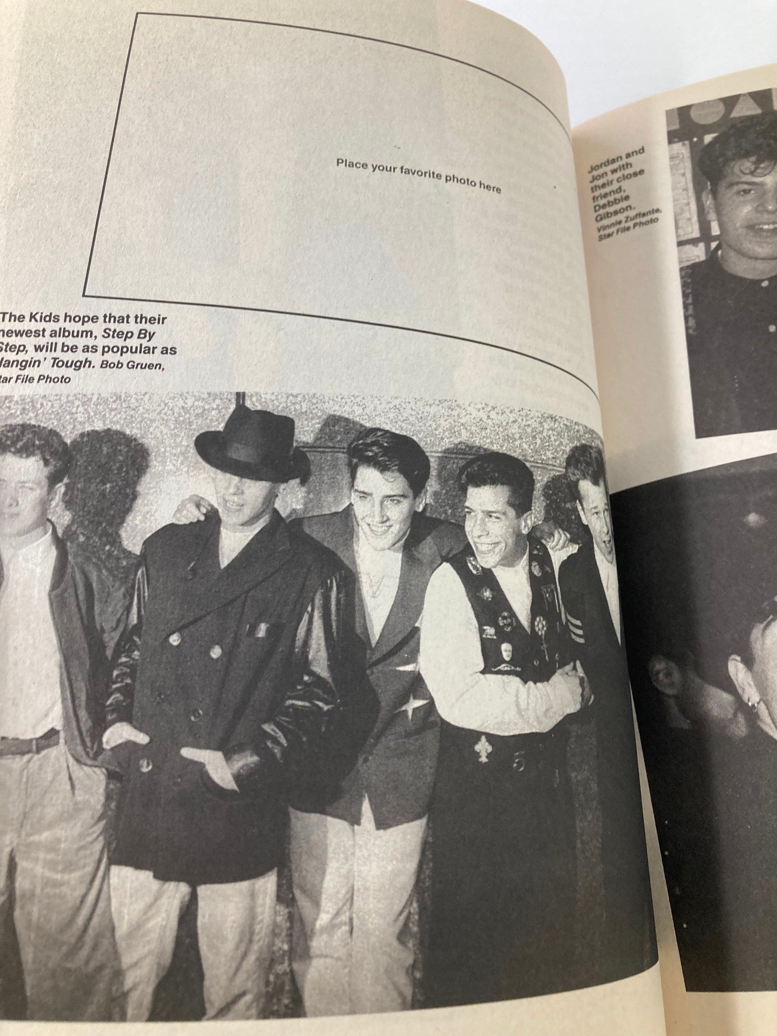 1990 New Kids on The Block Scrapbook by Anne M. Raso