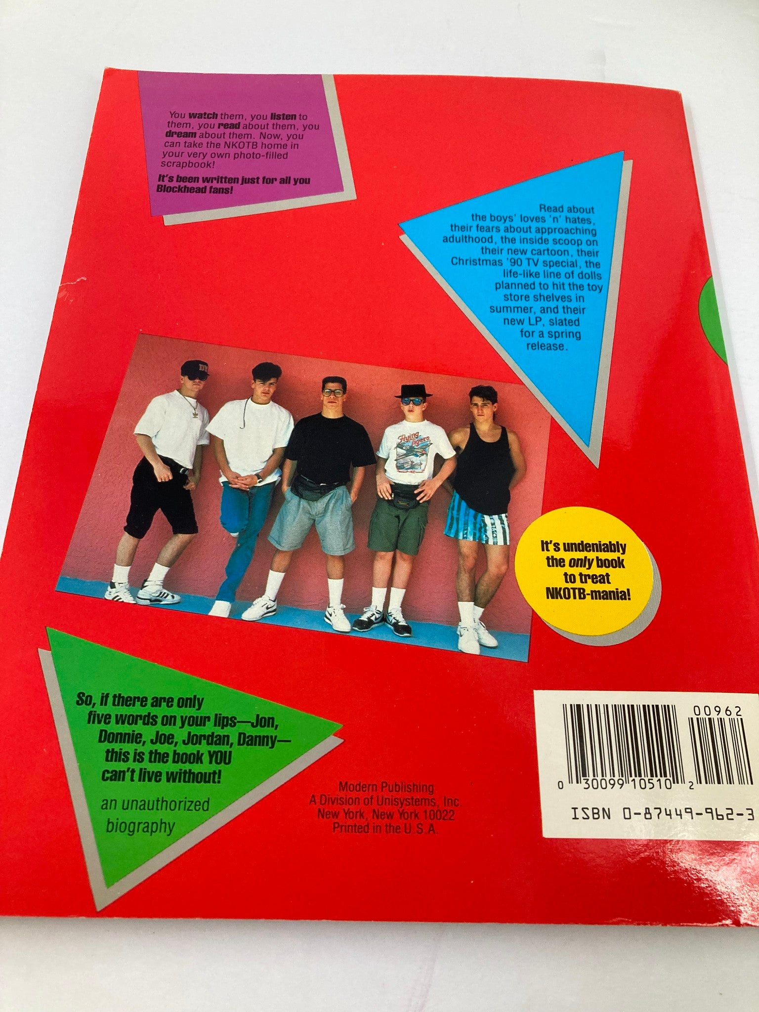 1990 New Kids on The Block Scrapbook by Anne M. Raso