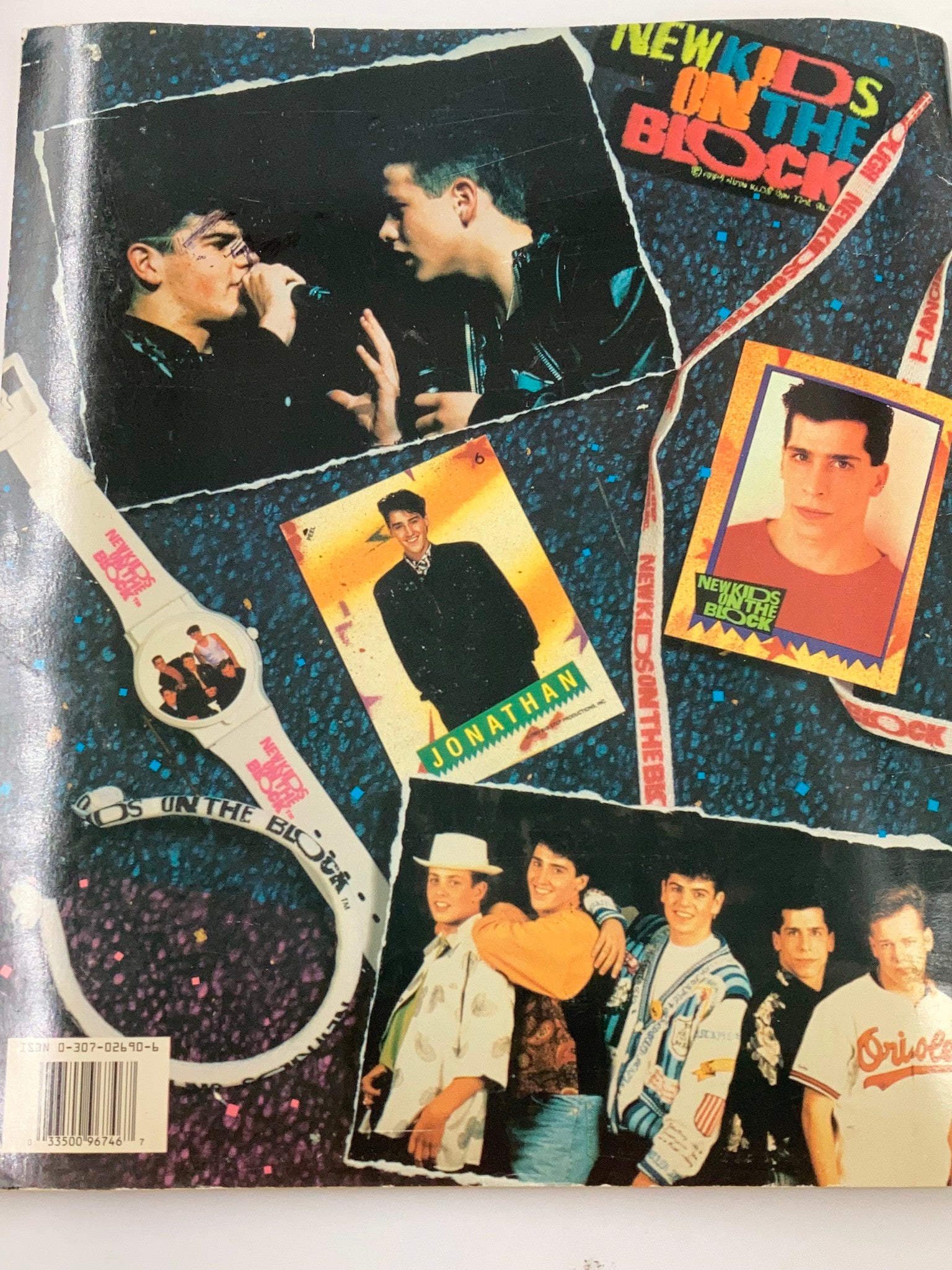 1989 Official New Kids on The Block Bonus Scrapbook