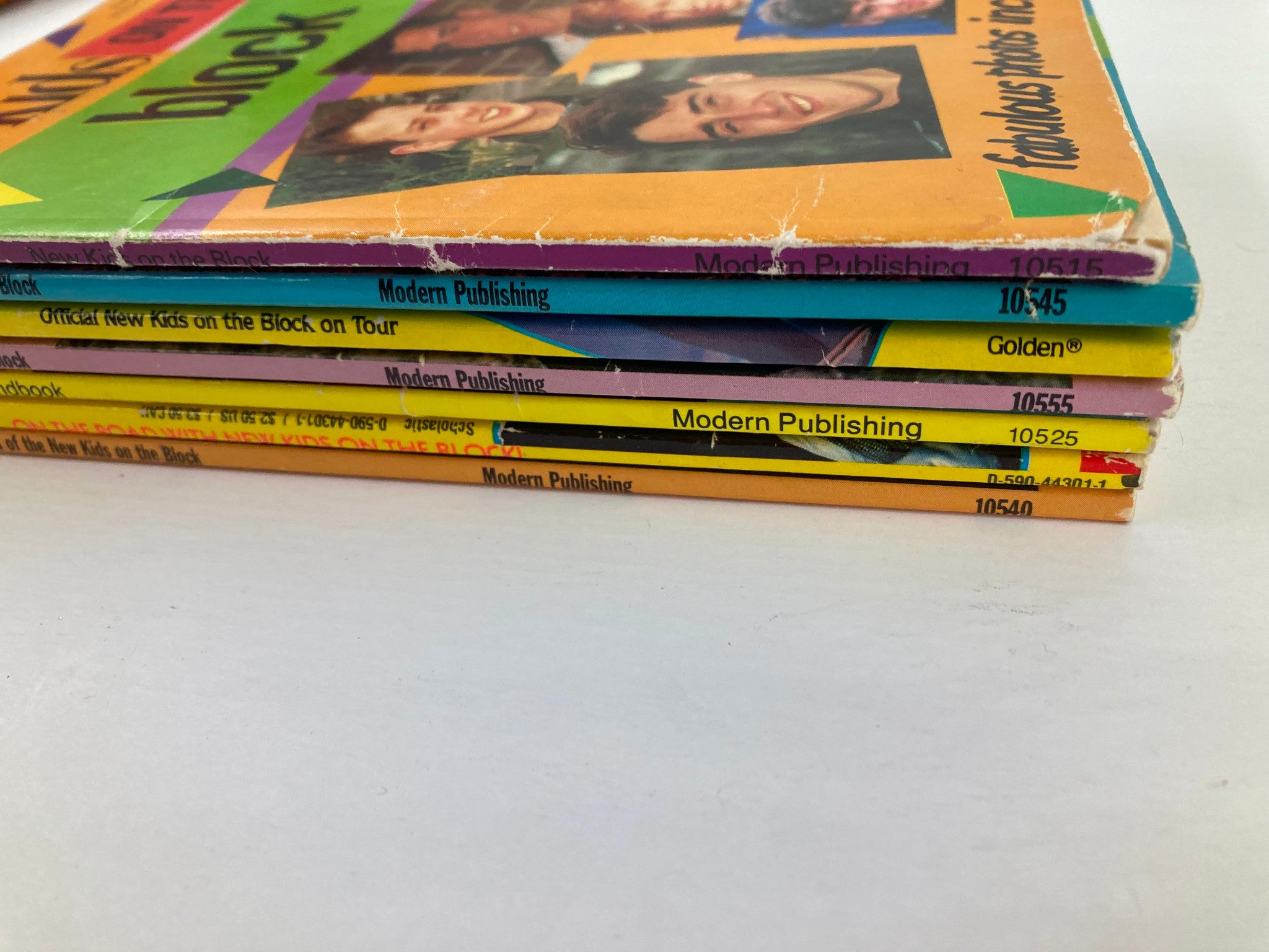 Lot of 7 New Kids on the Block Handbook Soft Cover Books