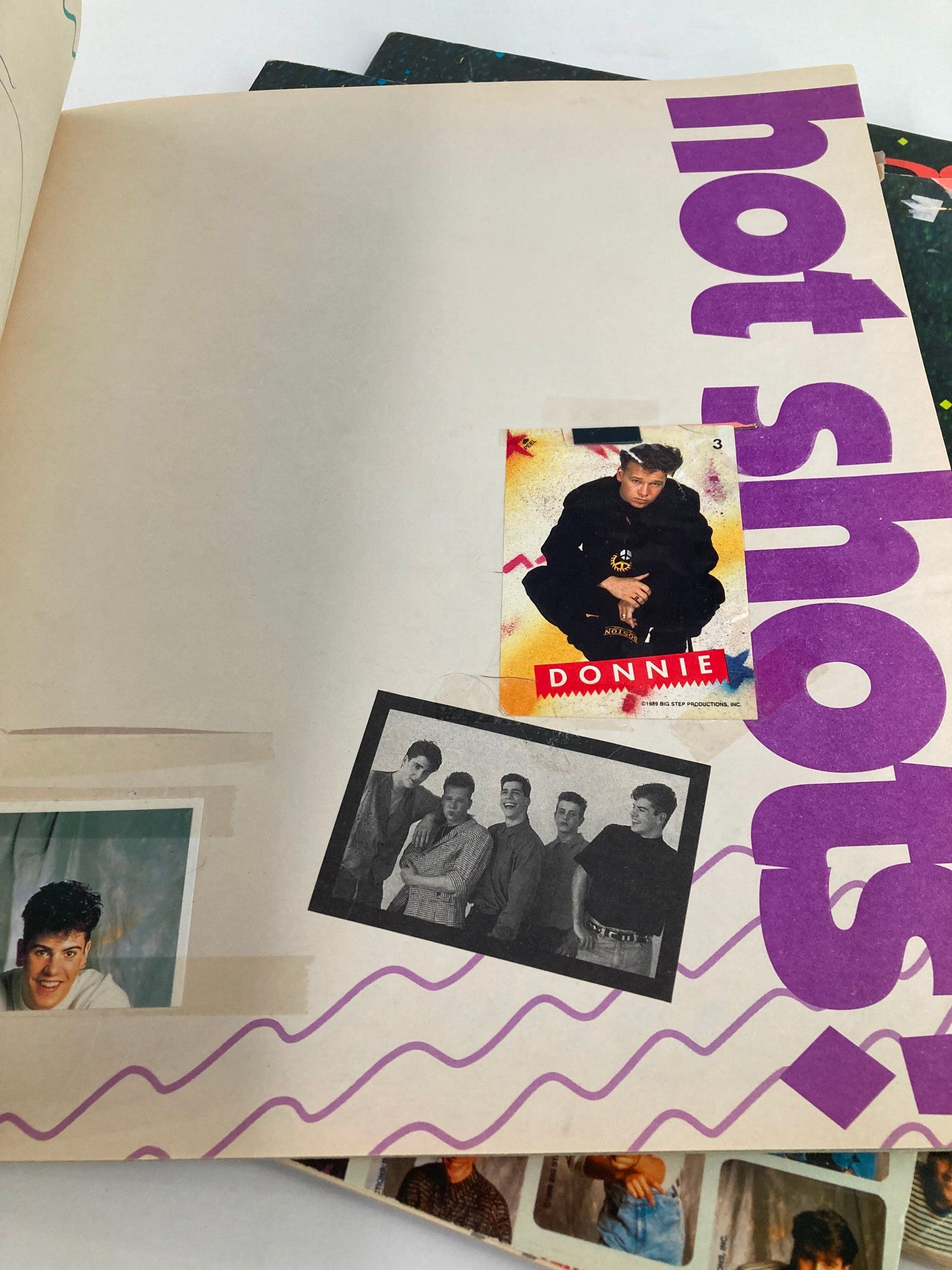 Lot of 3 Used Scrapbooks Official New Kids On The Block