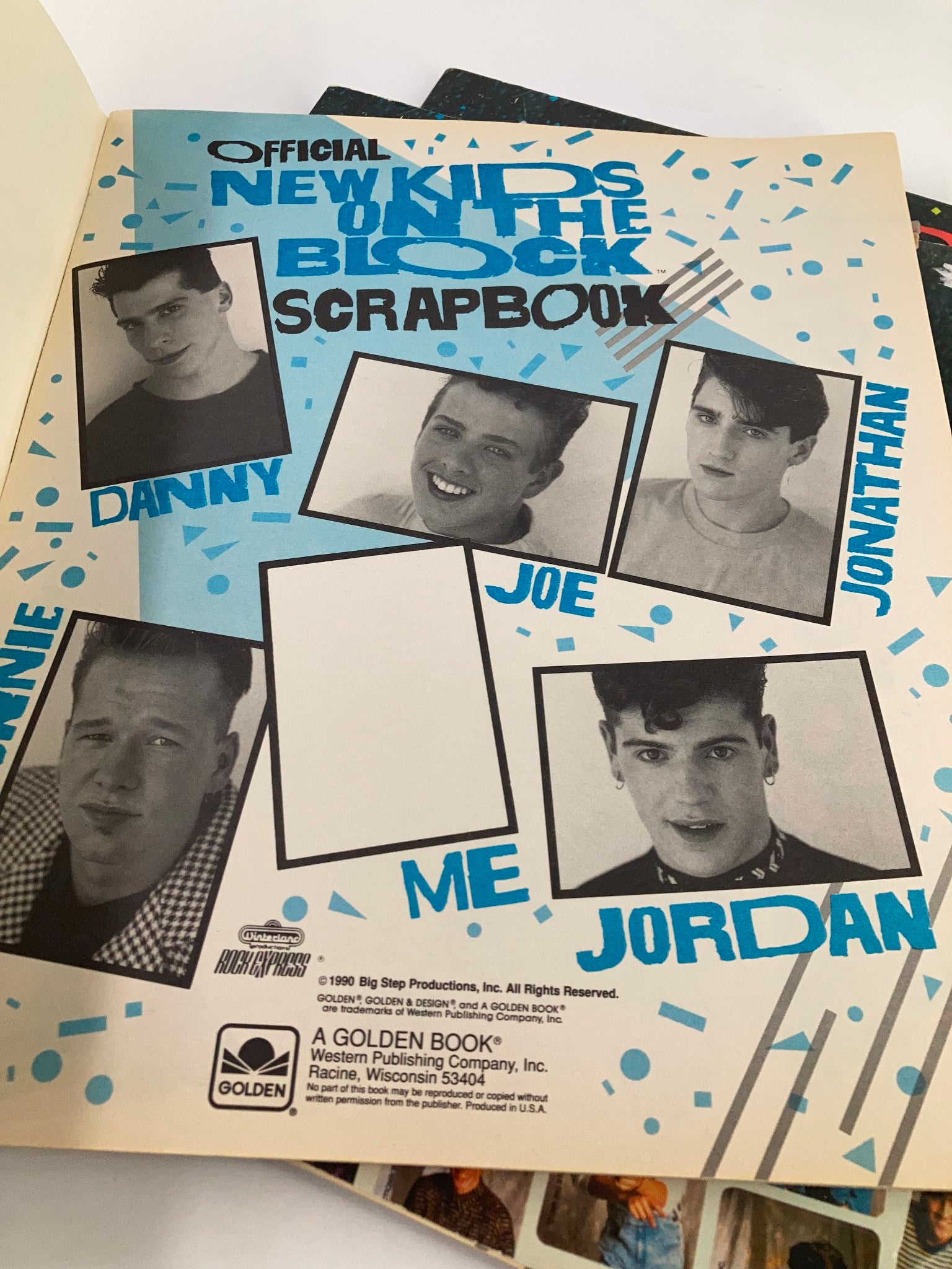 Lot of 3 Used Scrapbooks Official New Kids On The Block